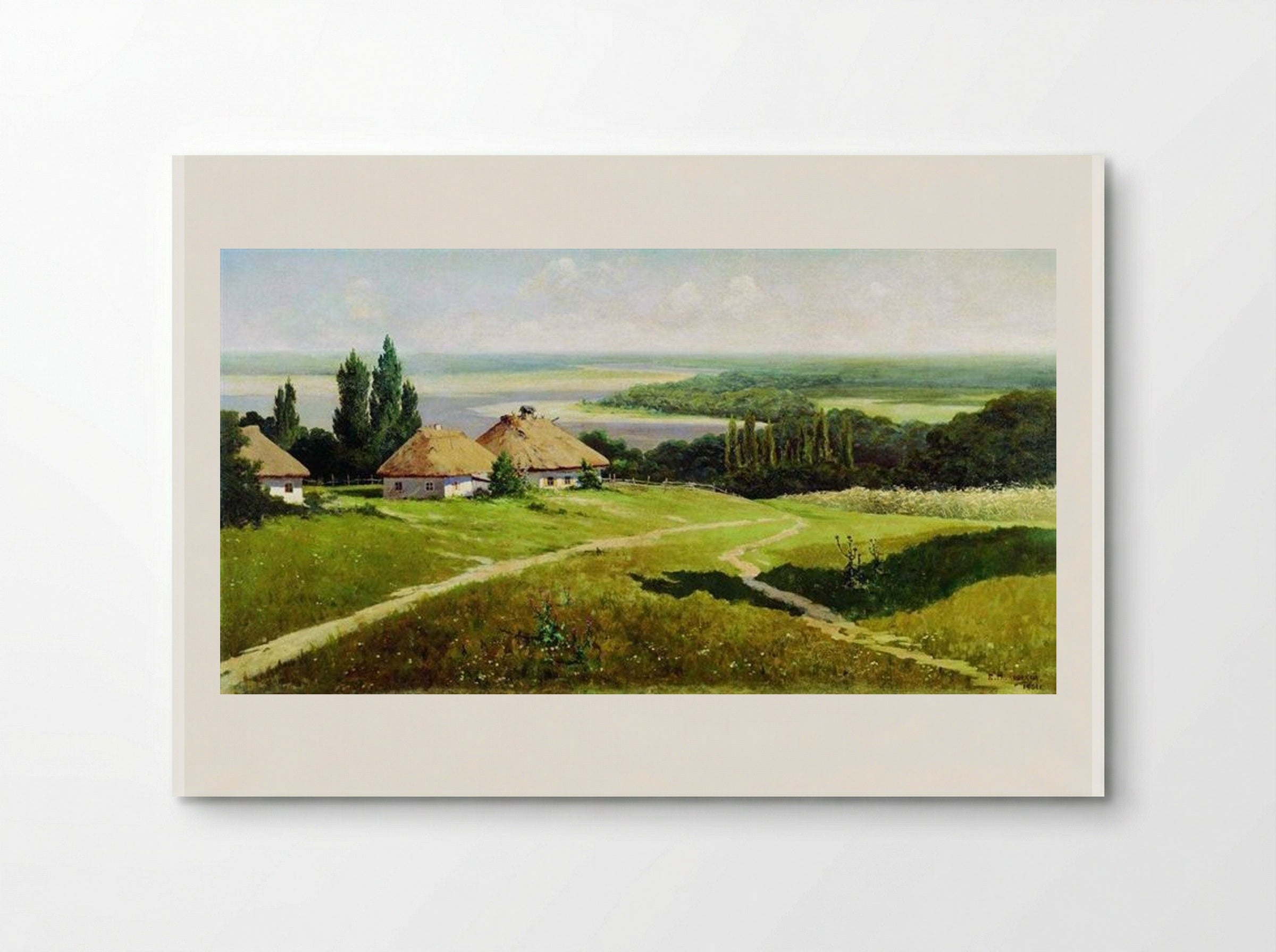 Ukrainian Village Scene - Vladimir Makovsky - Poster