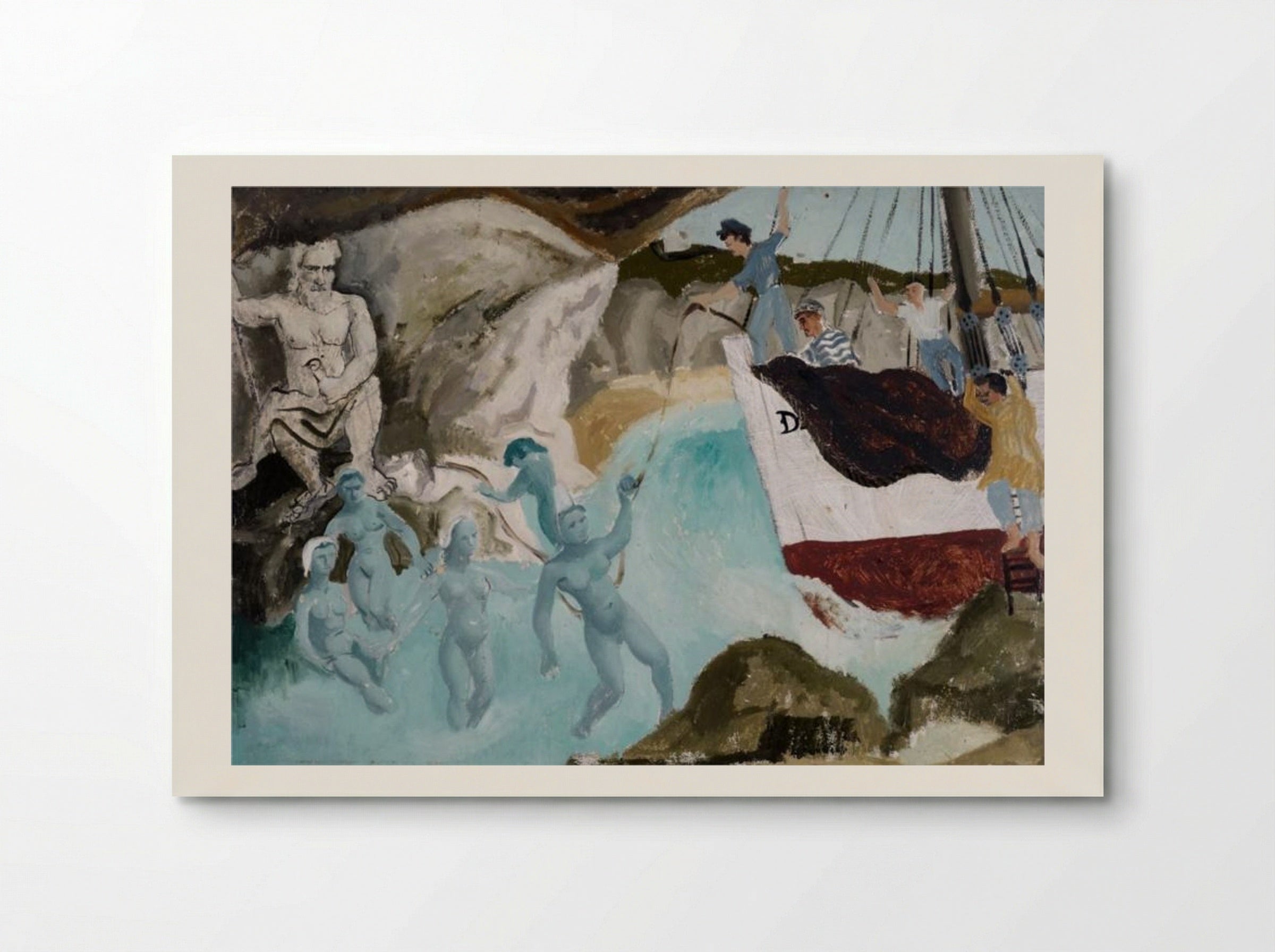 Ulysses and the Sirens - Christopher Wood - Poster