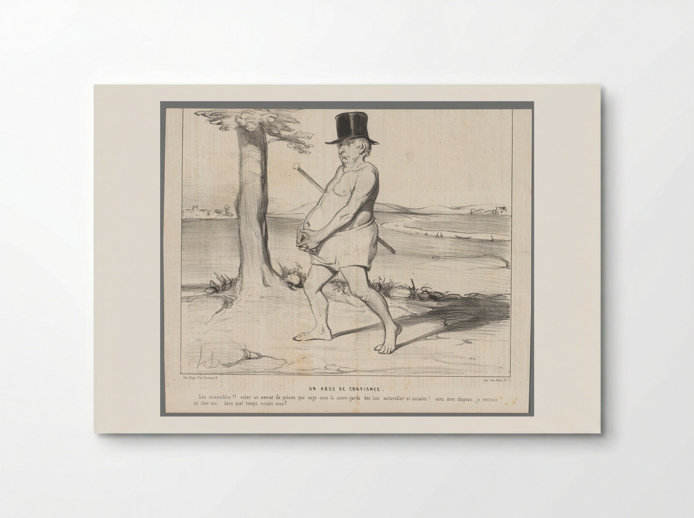 Un Abus de Confiance - Honoré Daumier - Poster