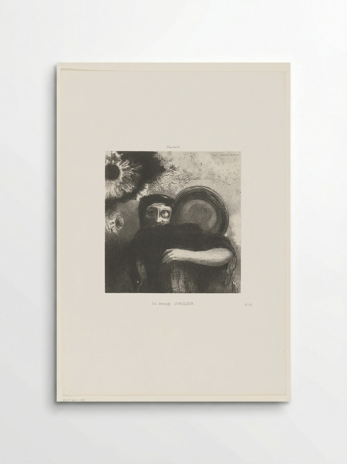 Un étrange jongleur - Odilon Redon - Poster