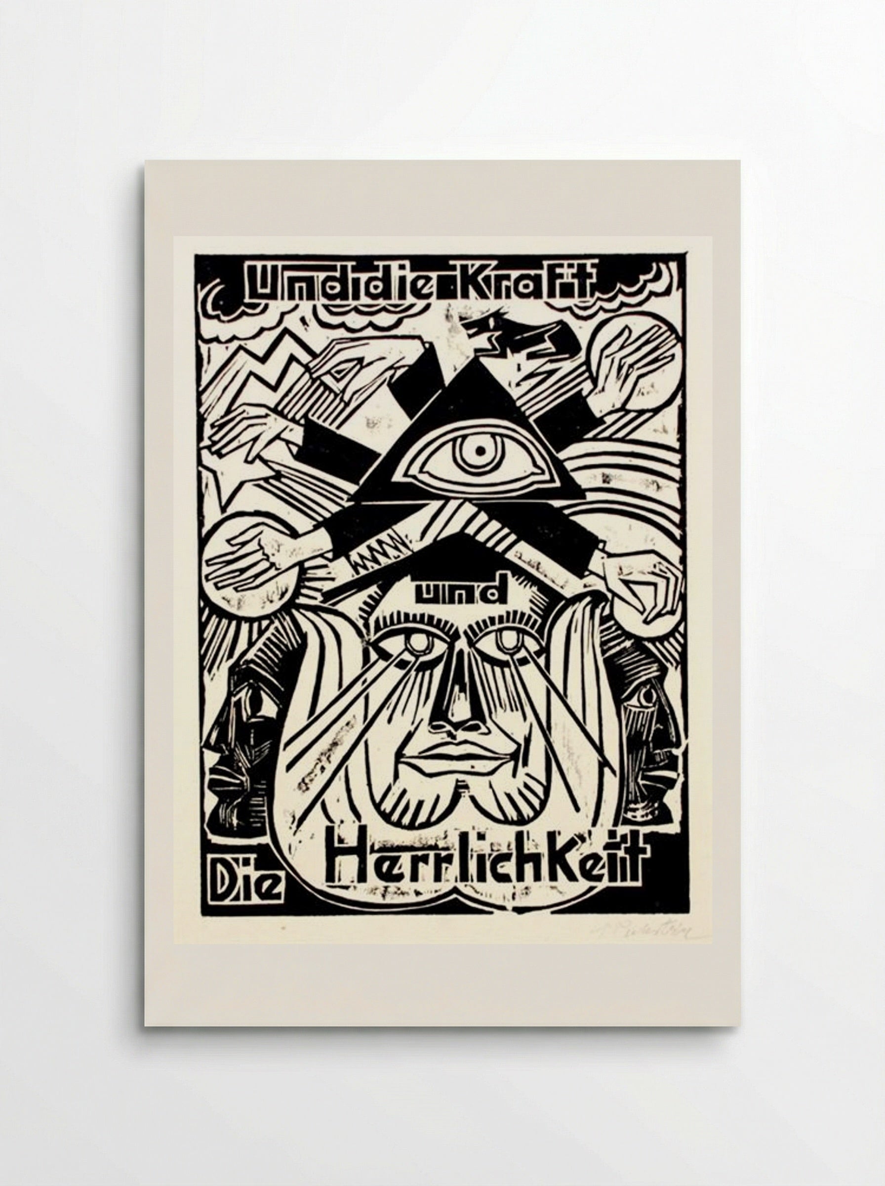 Und die Kraft und die Herrlichkeit (And the Power and the Glory) - Max Pechstein - Poster