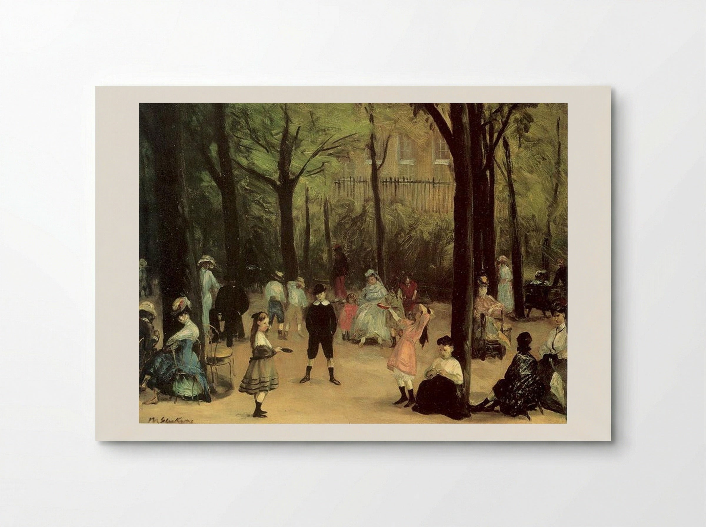 Under the Trees - William James Glackens - Poster