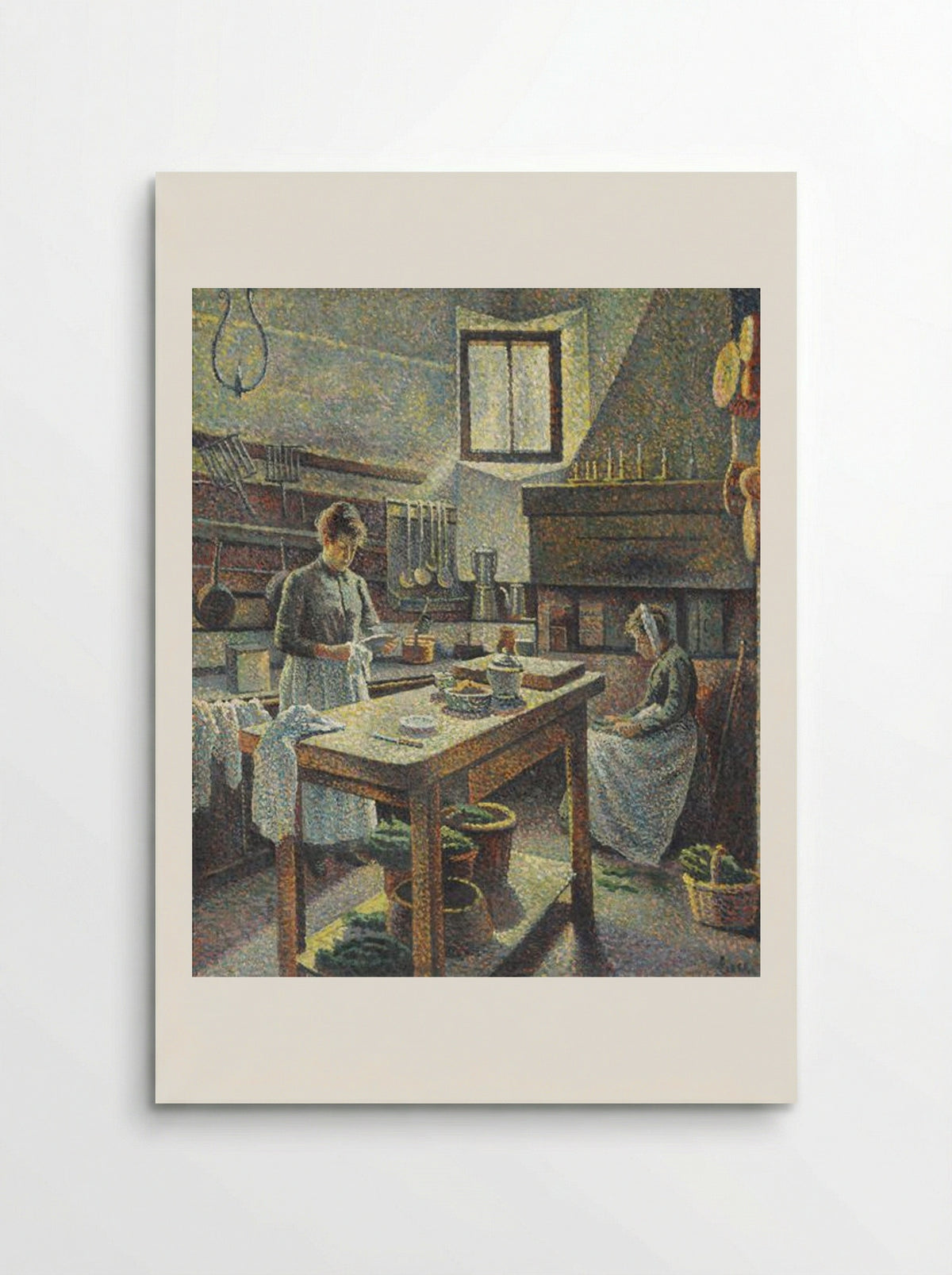 Une Cuisine - Maximilien Luce - Poster