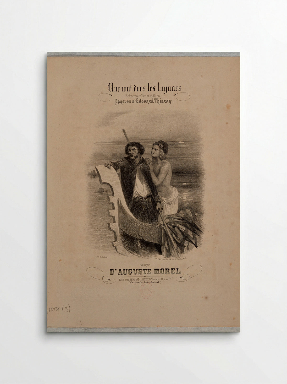 Une nuit dans les lagunes - Célestin Nanteuil - Poster