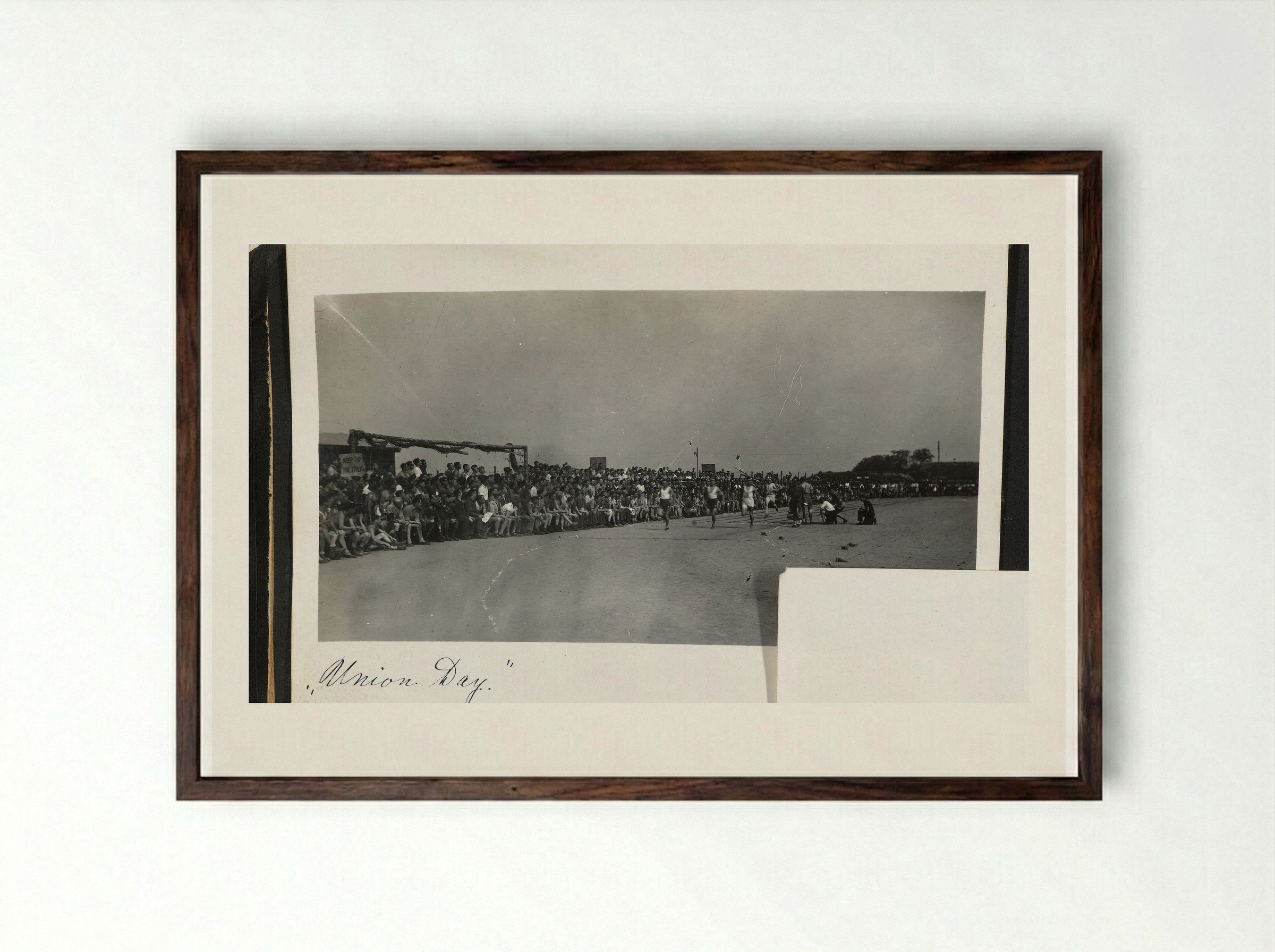 Union Day - Dick W.B. van Maarseveen - Framed Print Dark Wood