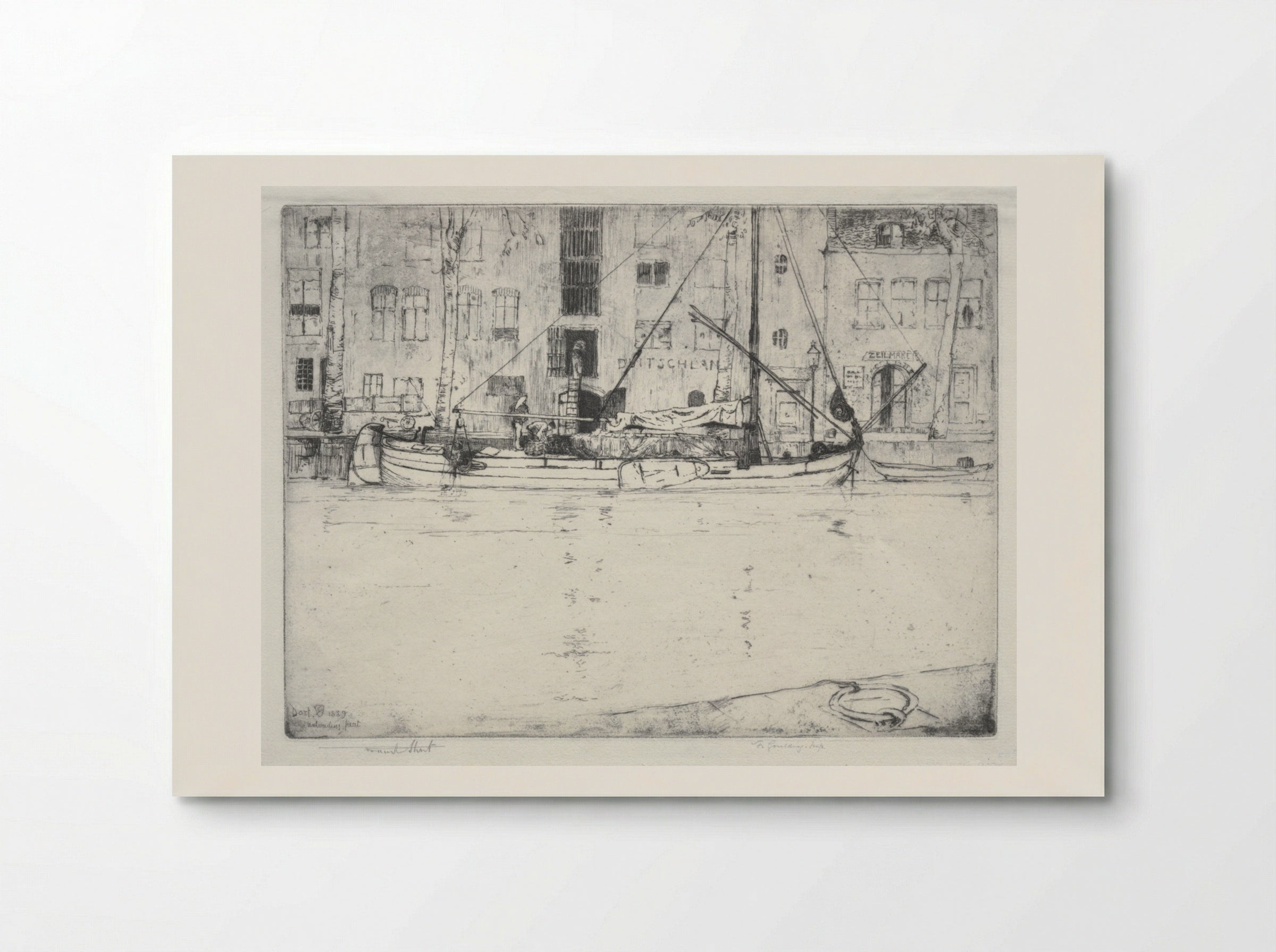 Unloading Peat - Frank Short - Poster