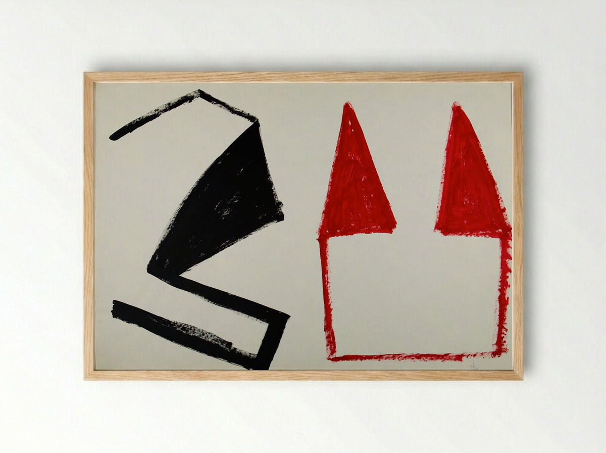 Untitled (#1193) - George Sugarman - Framed Print Wood