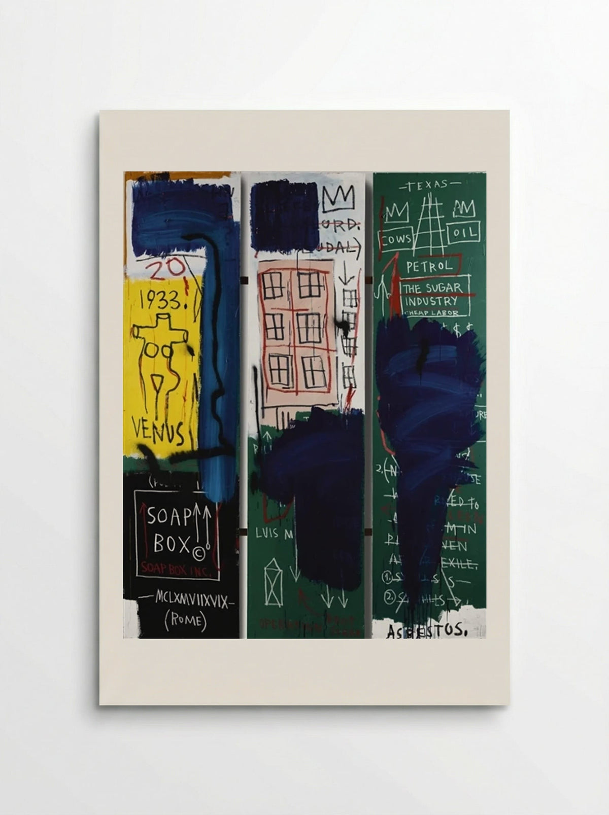 Untitled (1982) - Jean-Michel Basquiat - Poster