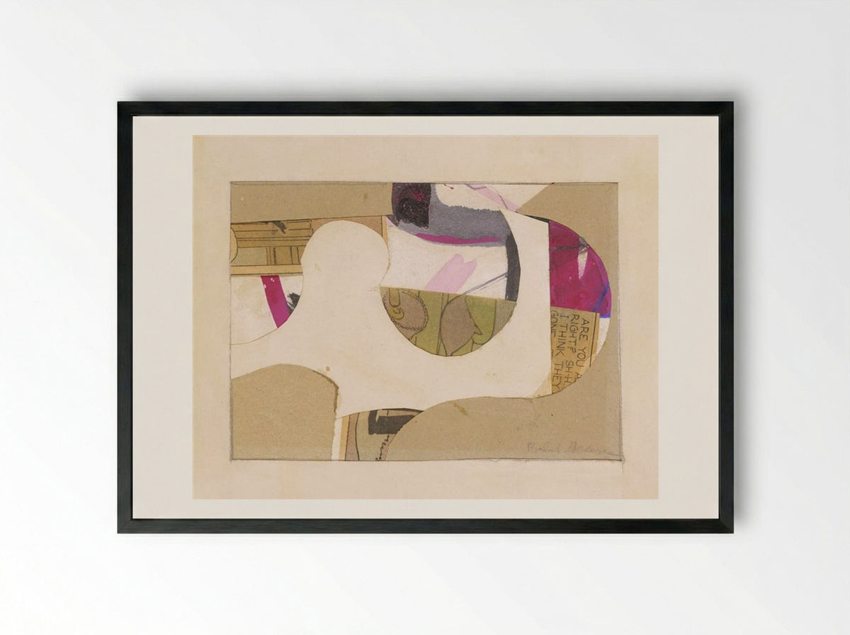 Untitled (34-8) - Balcomb Greene - Framed Print Black