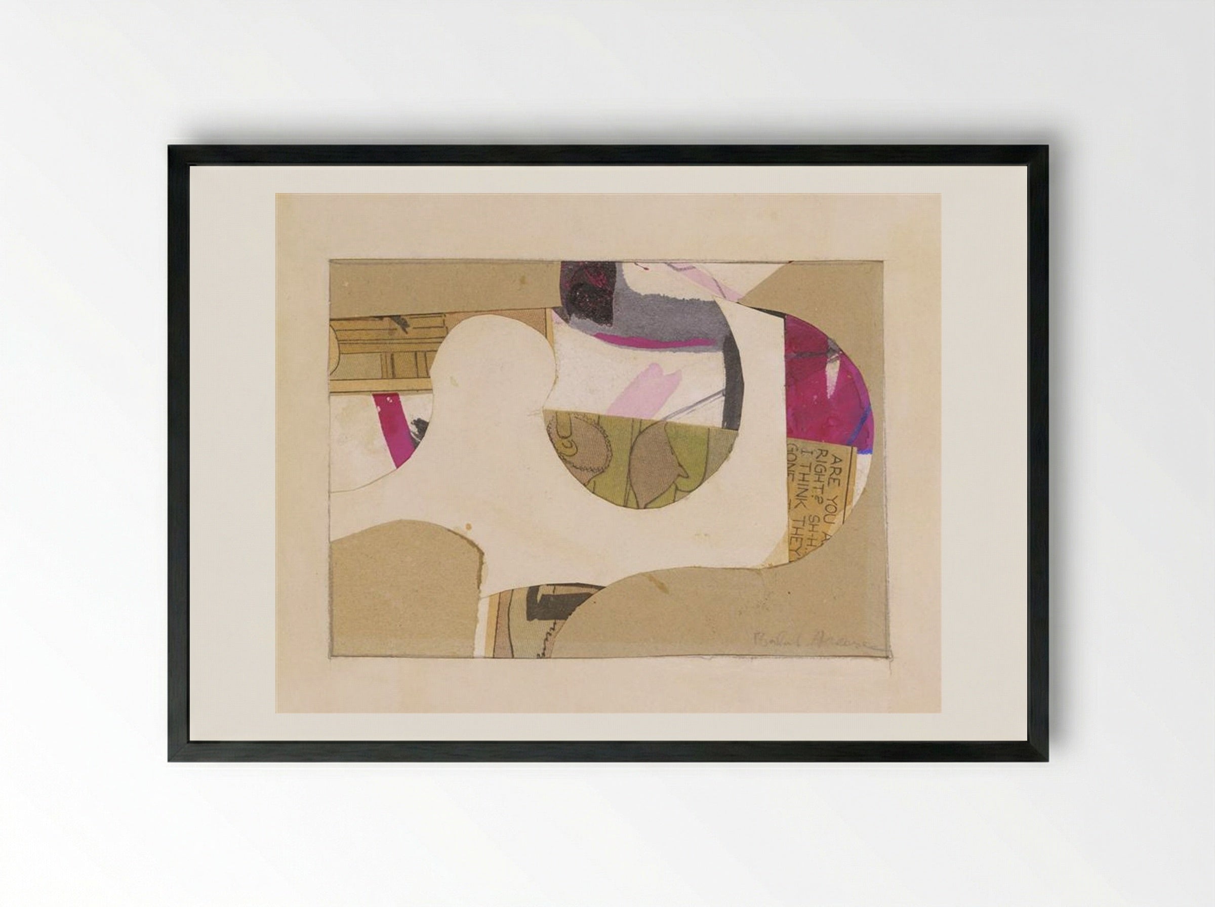 Untitled (34-8) - Balcomb Greene - Framed Print Black