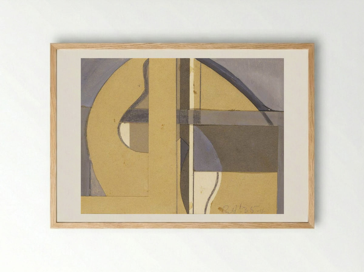 Untitled (35-4) - Balcomb Greene - Framed Print Wood