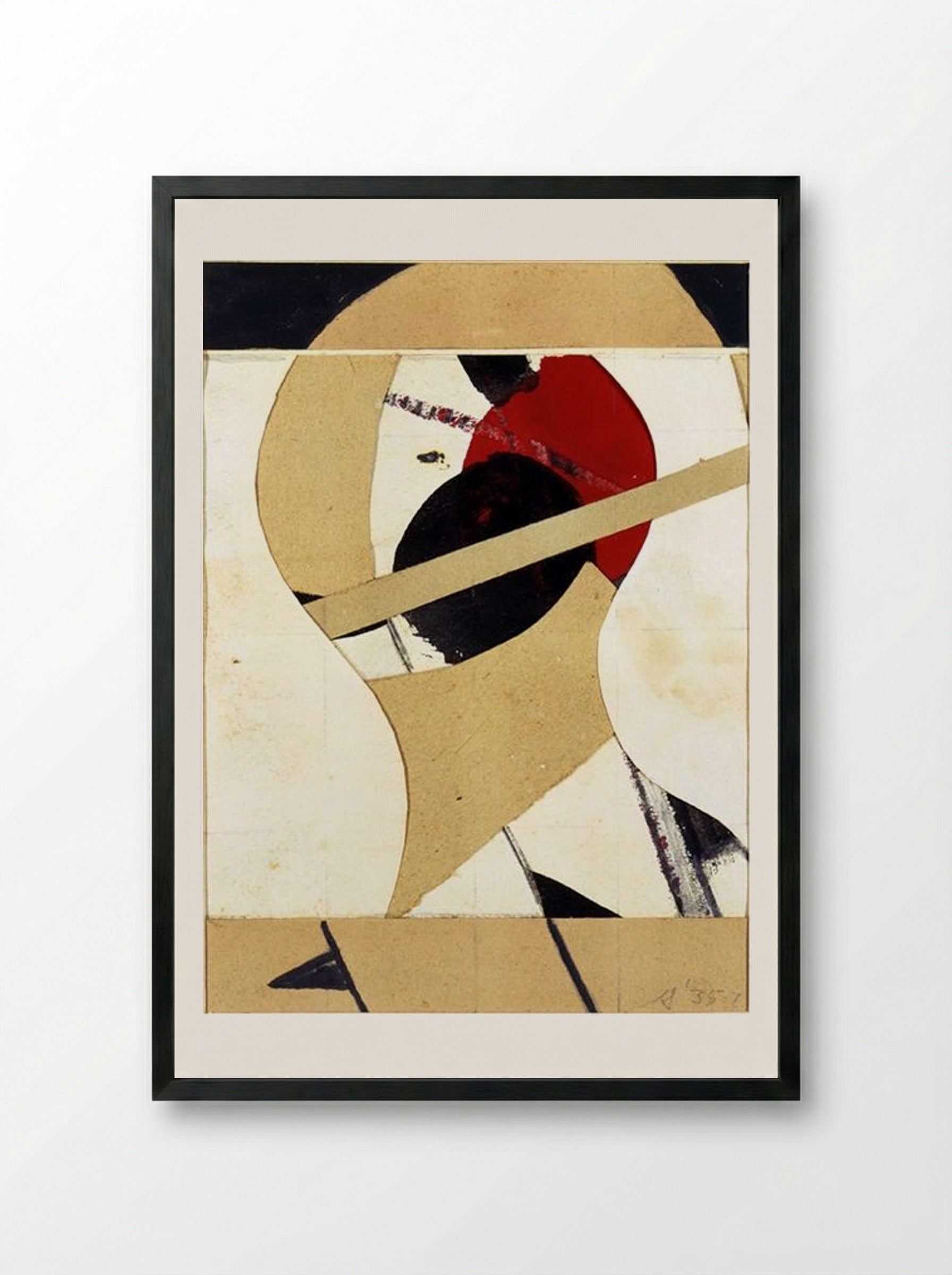 Untitled (35-7) - Balcomb Greene - Framed Print Black