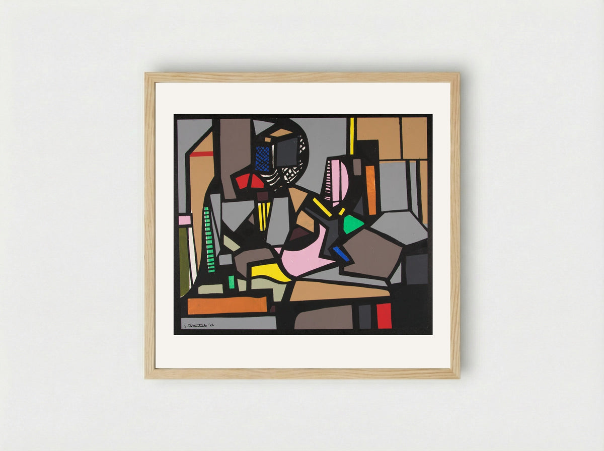 Untitled (Abstract Composition) - Judith Rothschild - Framed Print Wood