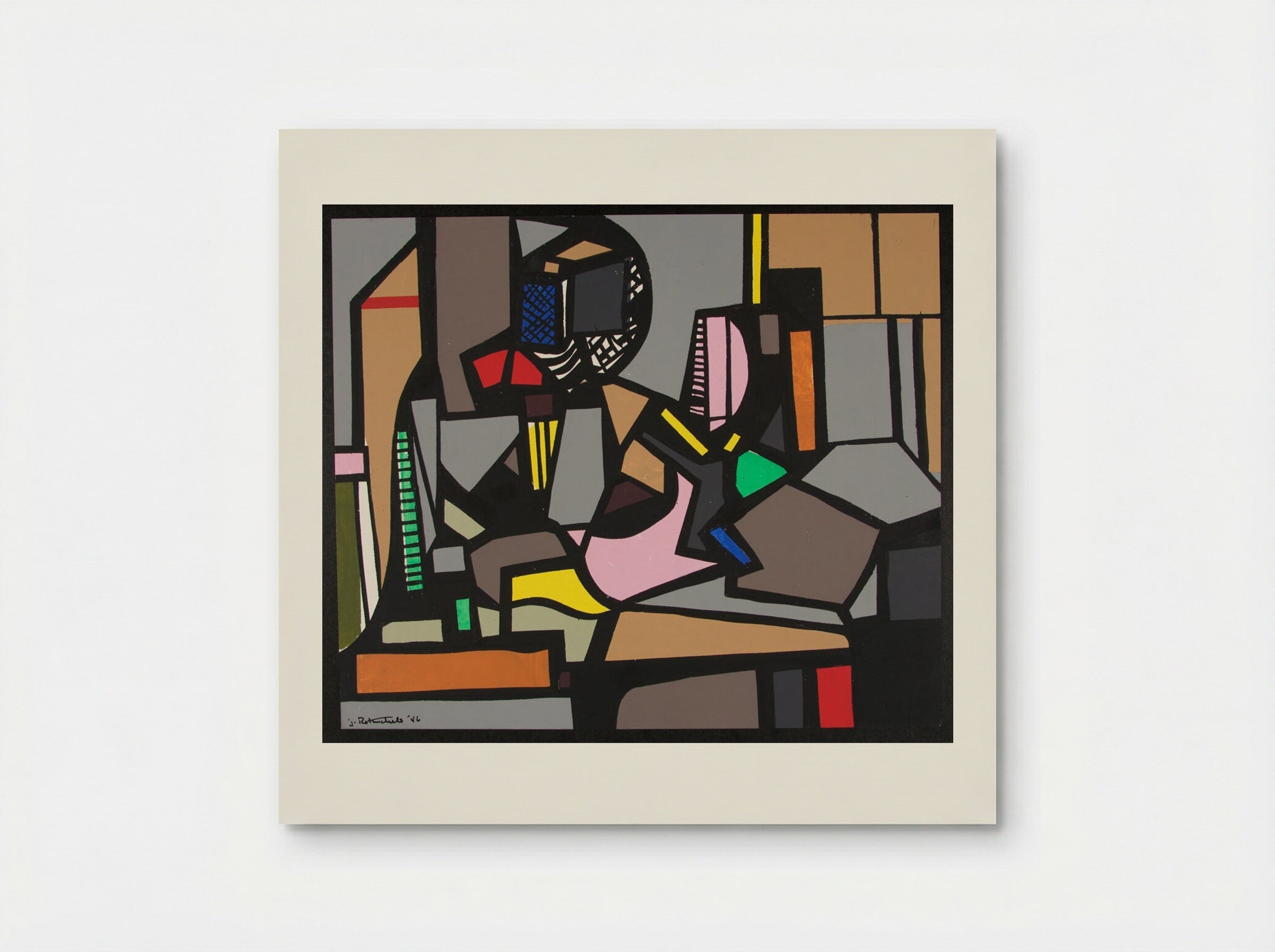 Untitled (Abstract Composition) - Judith Rothschild - Poster