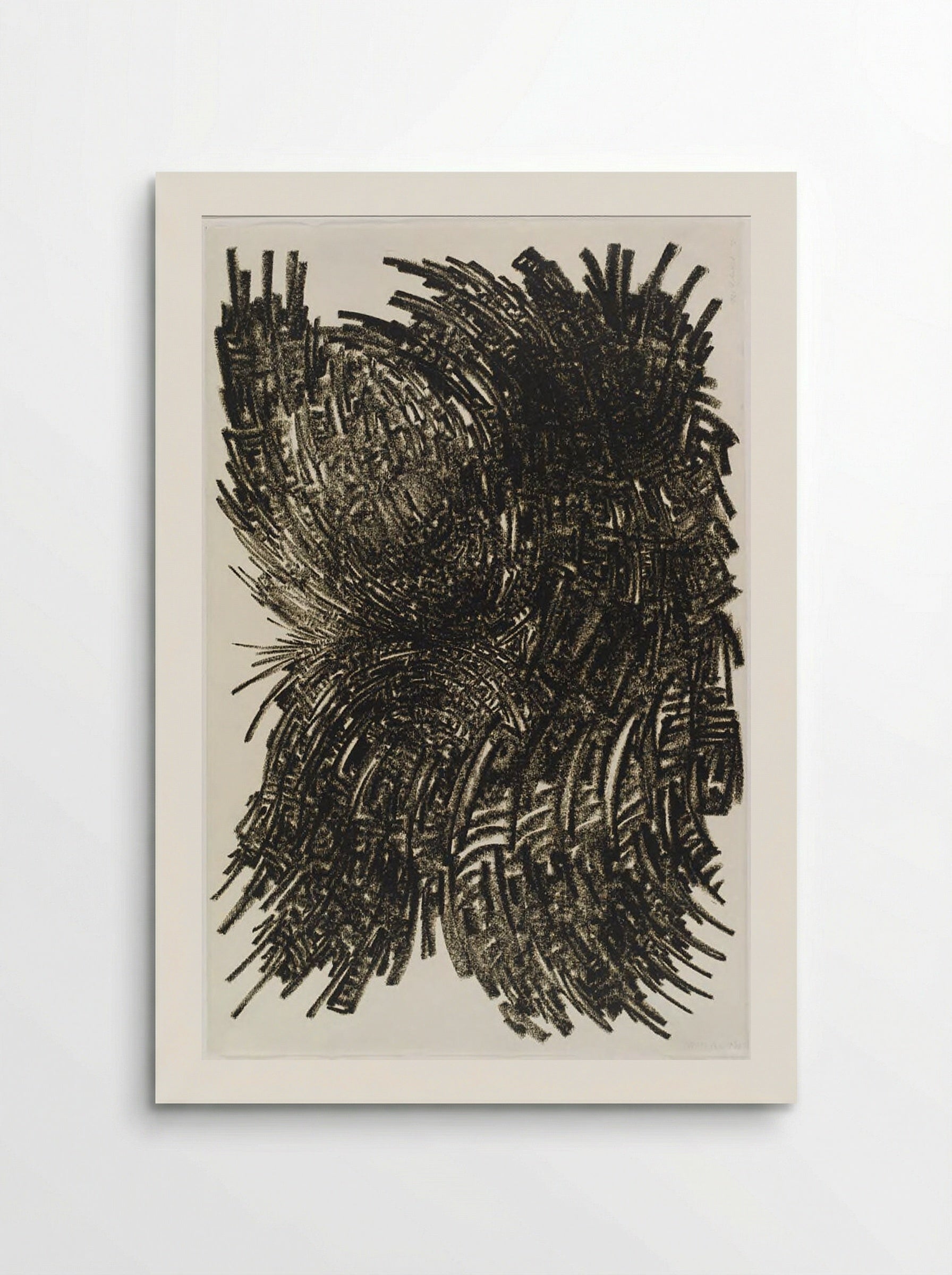 Untitled (Abstract Oilstick Drawing) - Martin Kline - Poster