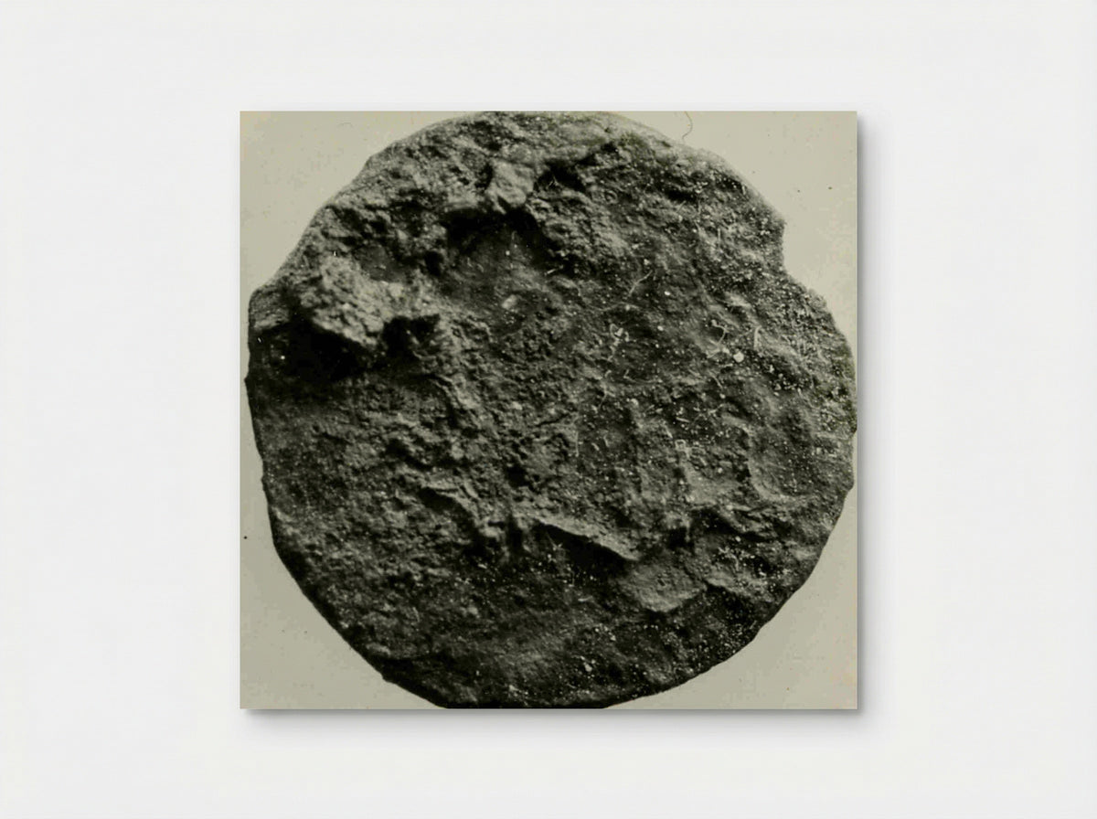 Untitled (Ancient Coin, Archaeological Study) - Fine Art Print - Poster