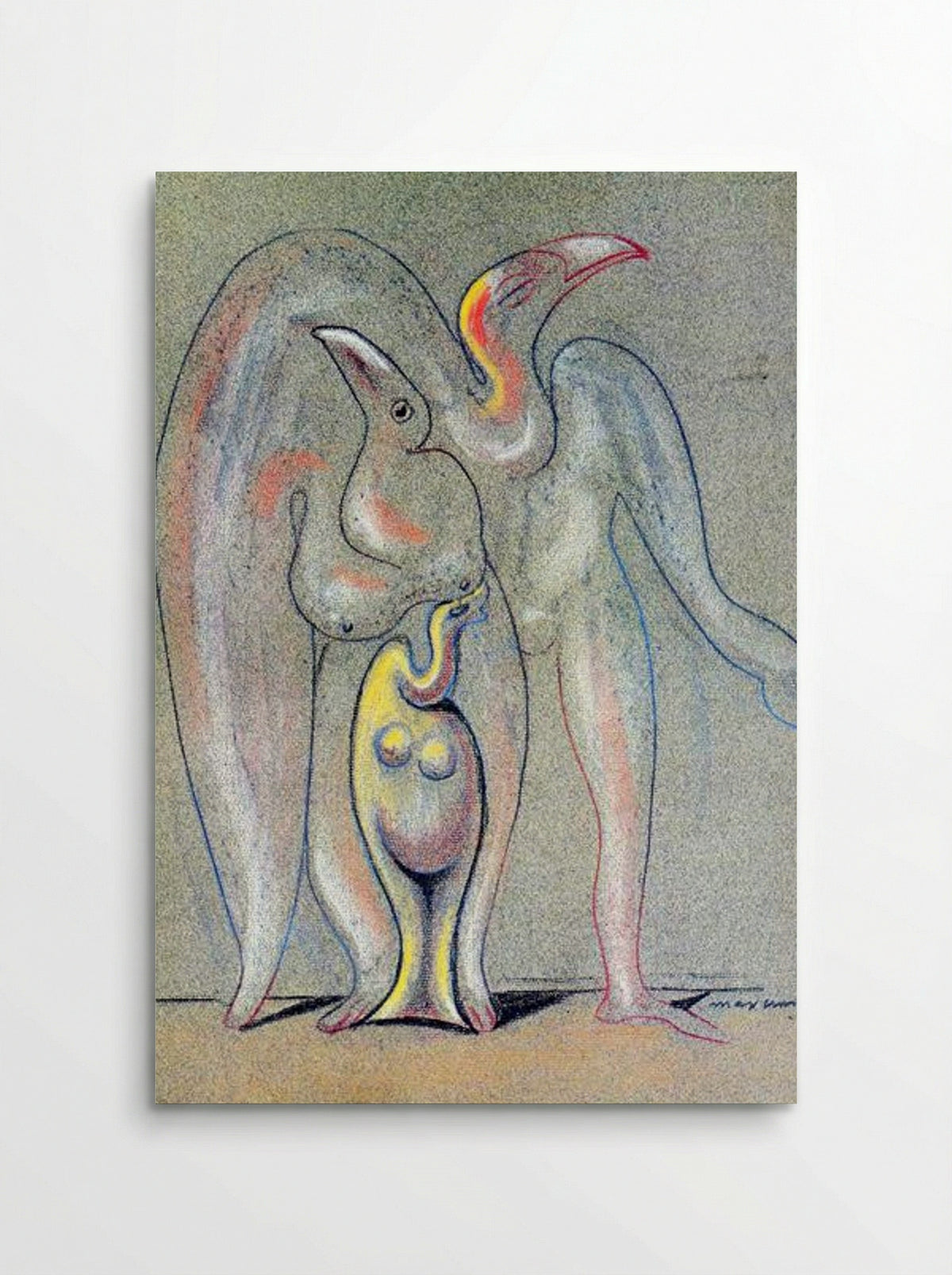 Untitled (Anthropomorphic Figures) - Max Ernst - Poster