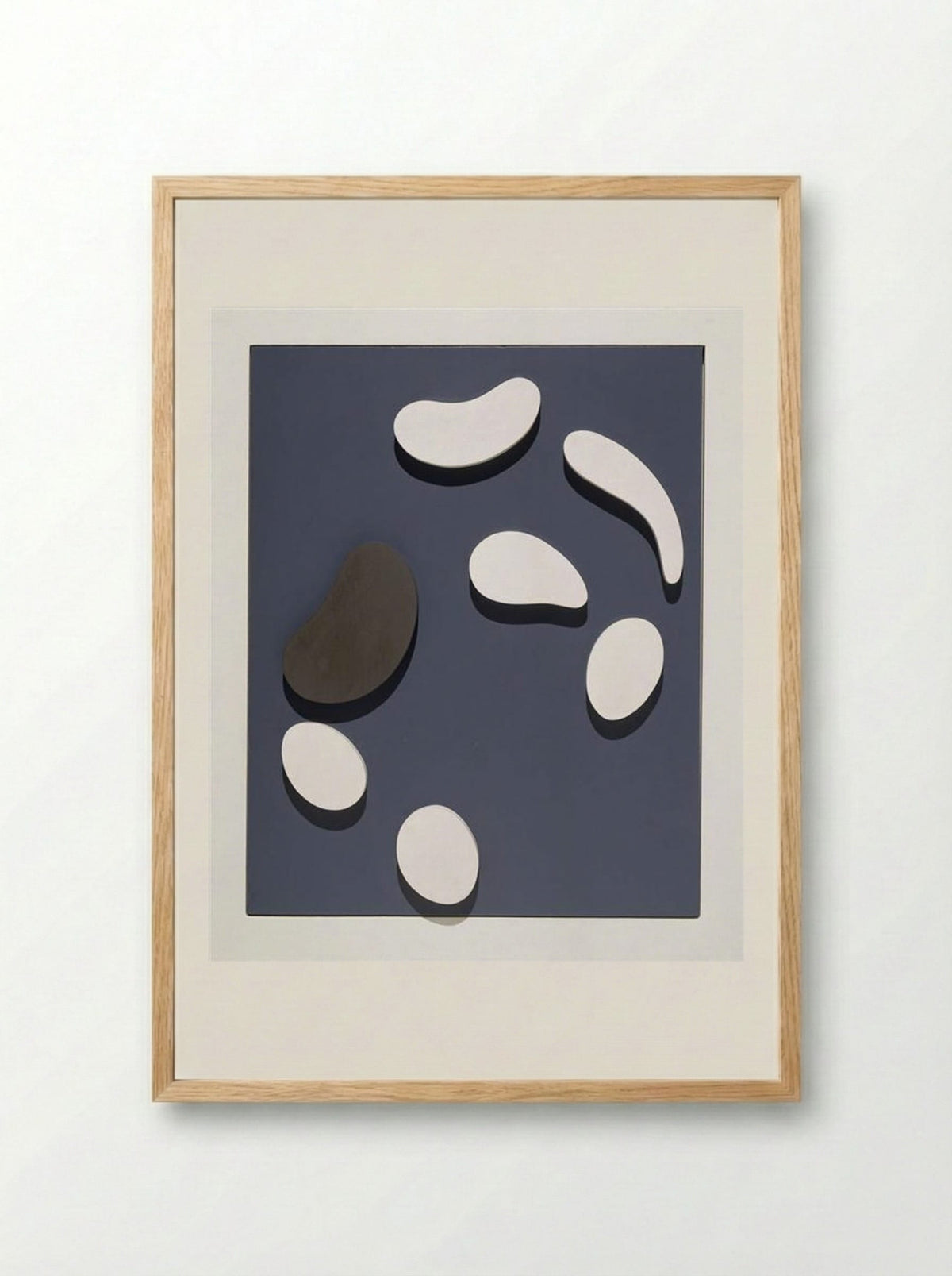 Untitled (Biomorphic Relief) - Jean Arp - Framed Print Wood