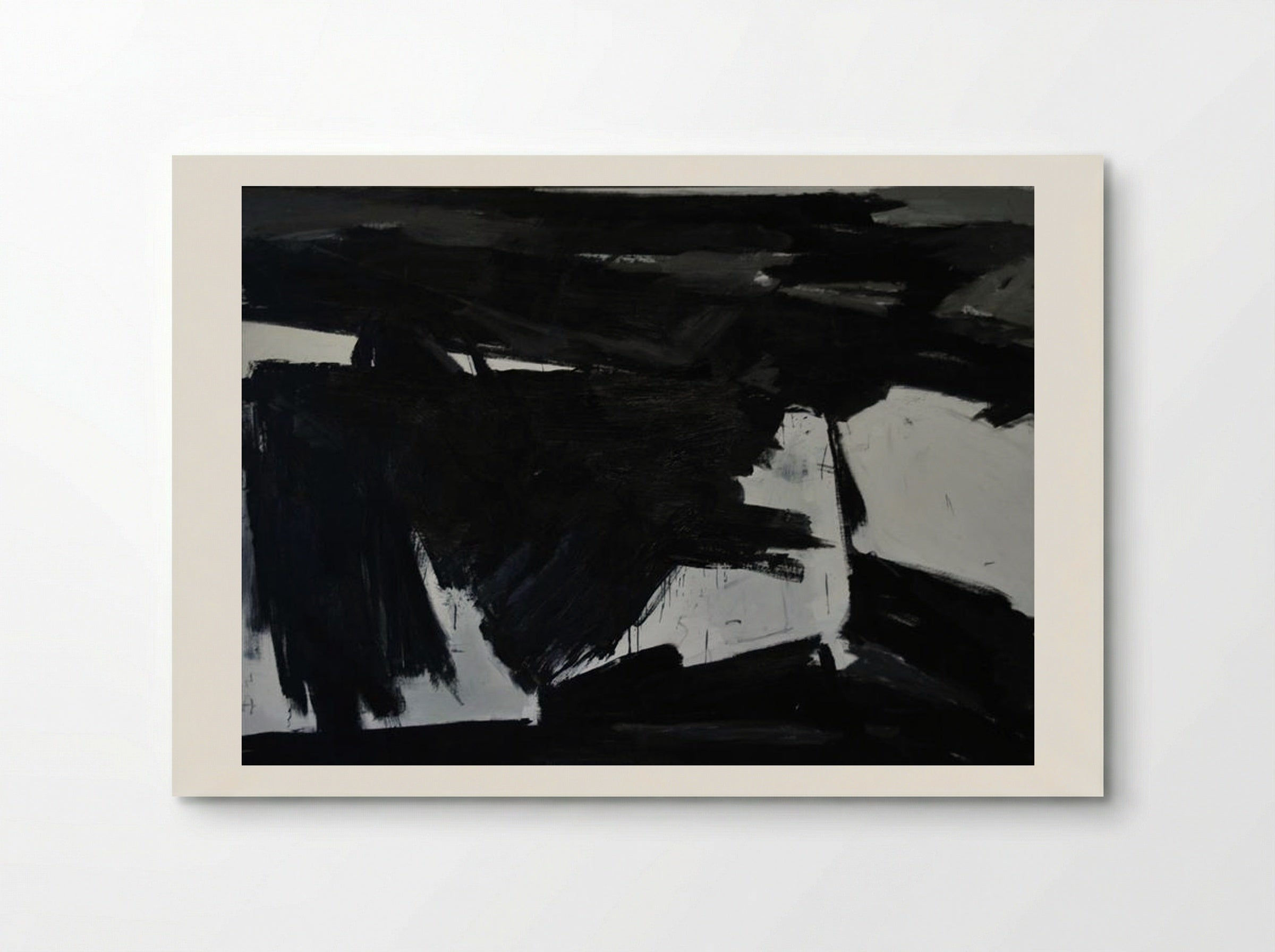 Untitled (Black and White Composition) - Franz Kline - Poster