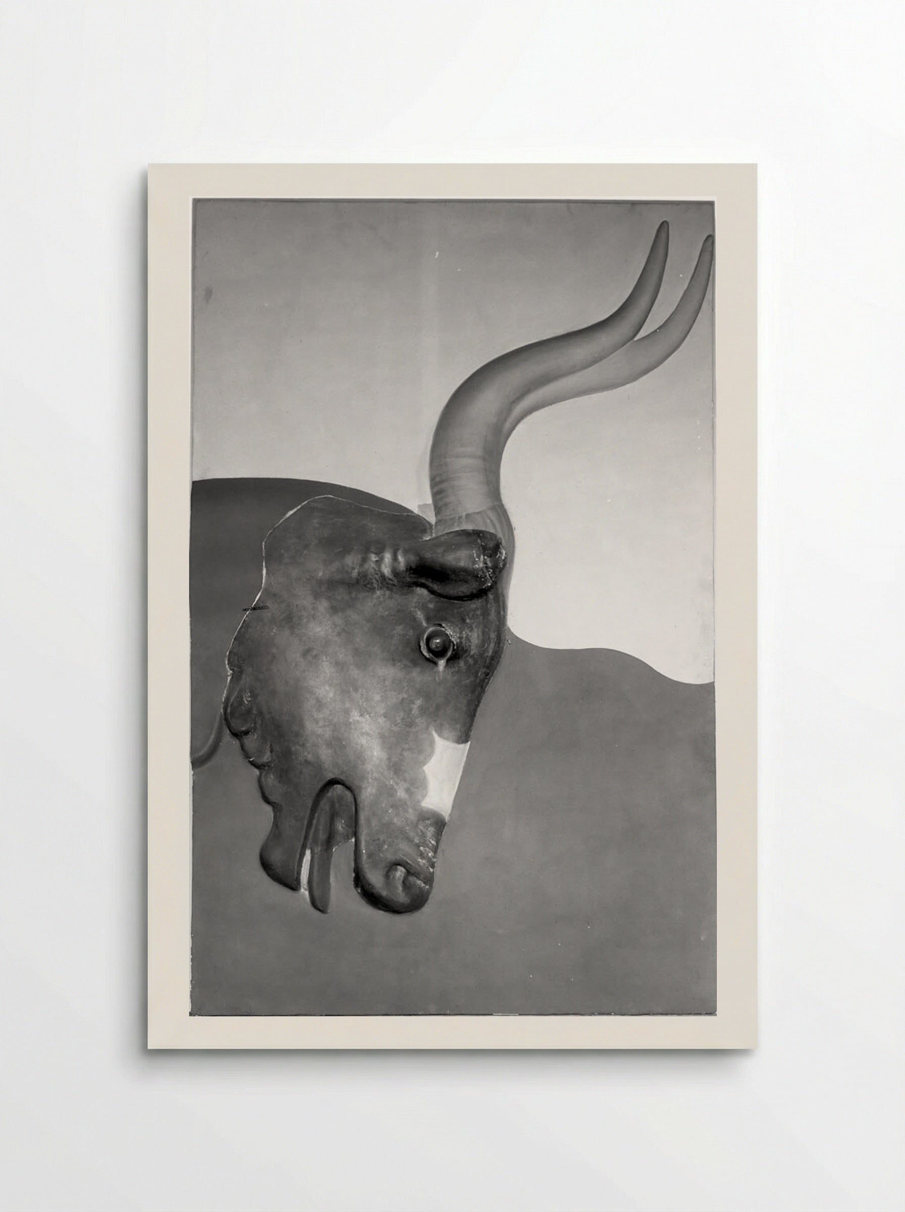 Untitled (Bull Relief and Fresco Reproduction) - Solis Prints - Poster