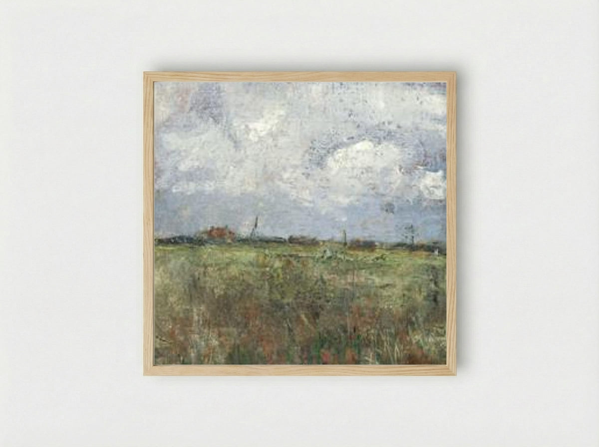 Untitled (Coastal Plain) - James Ensor - Framed Print Wood