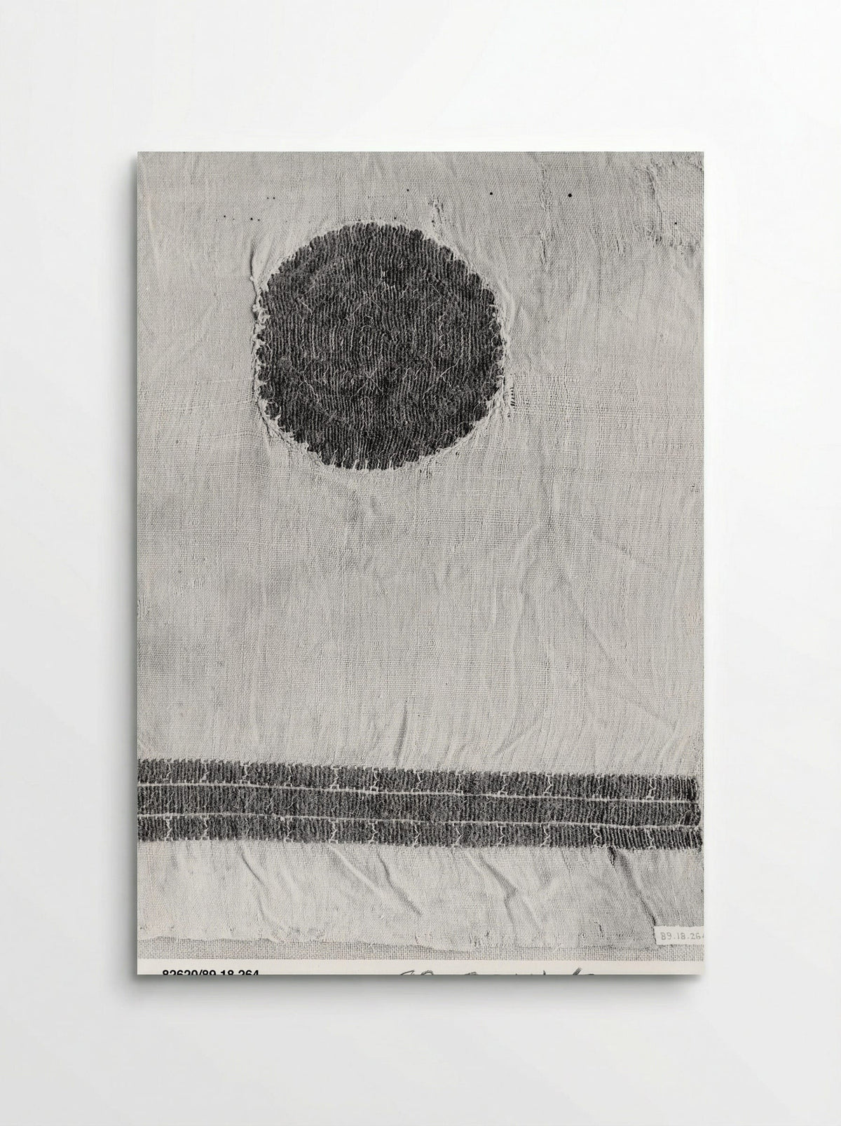 Untitled (Coptic Textile Fragment with Figural Medallions) - Fine Art Print - Poster