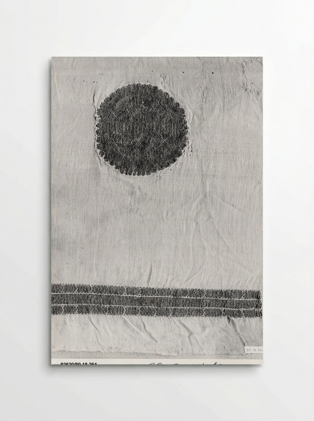Untitled (Coptic Textile Fragment with Figural Medallions) - Fine Art Print - Poster