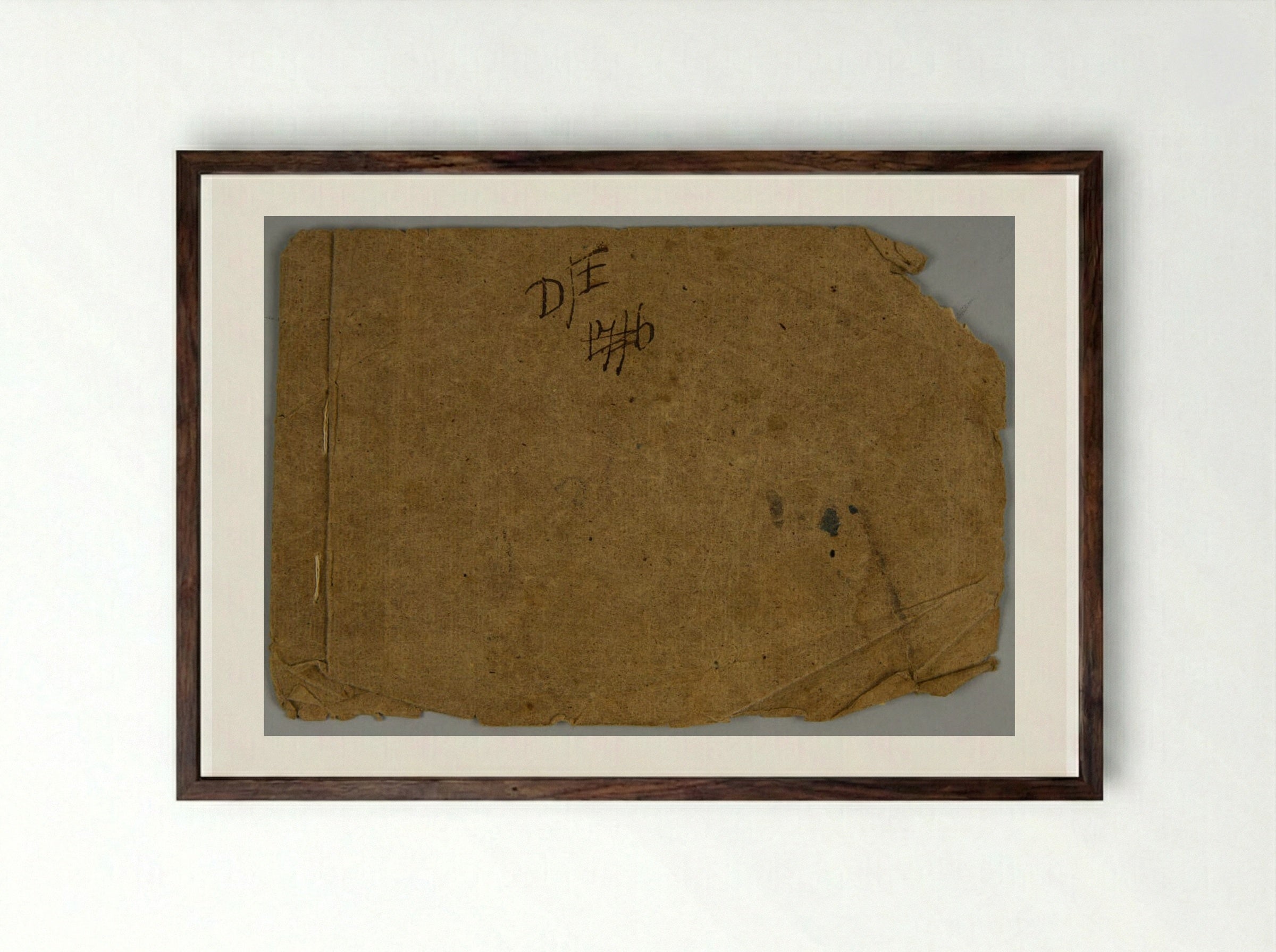 Untitled (Cover of Booklet of Landscape Prints) - François Vivares - Framed Print Dark Wood