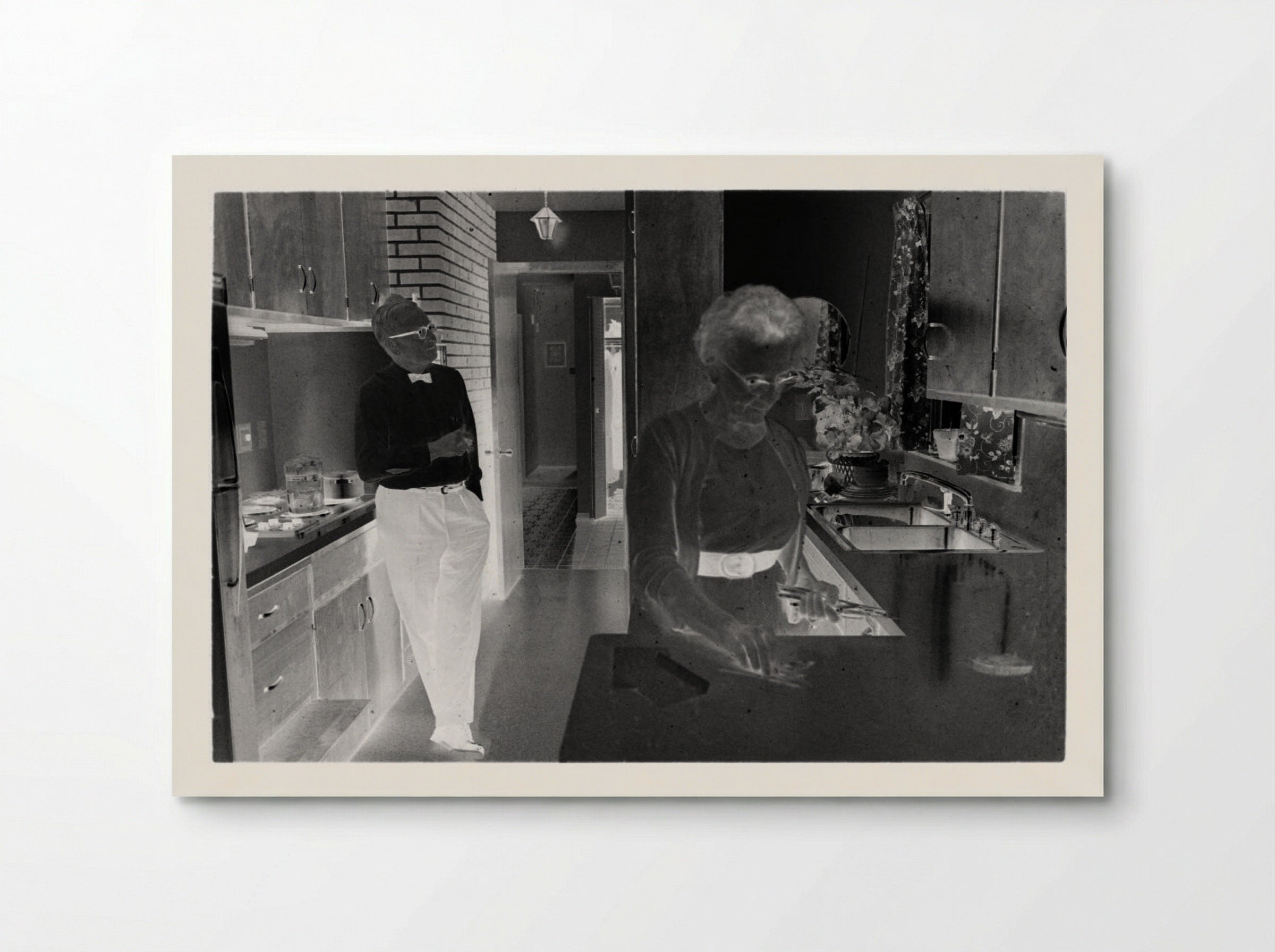 Untitled (Doctor and Wife in Kitchen) - Gordon W. Gahan - Poster