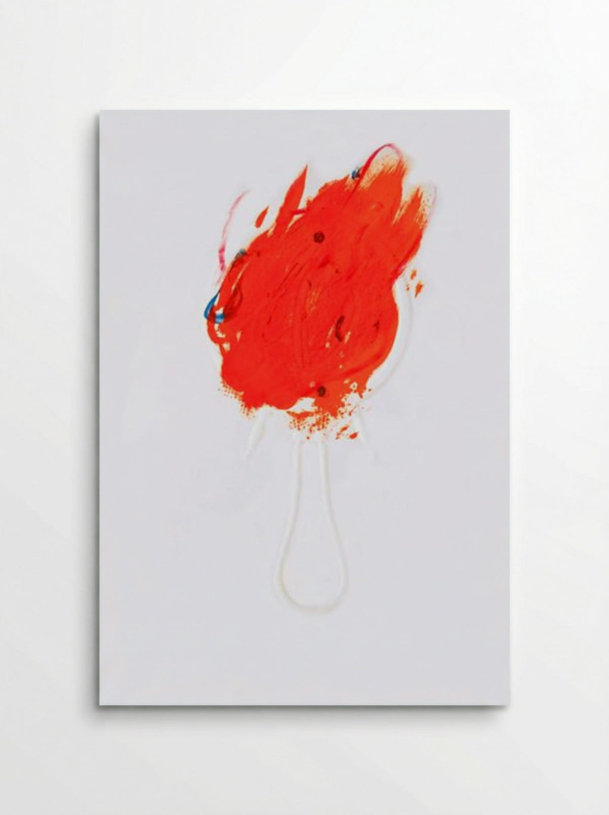 Untitled (Flame and Mirror) - Antoni Tàpies - Poster