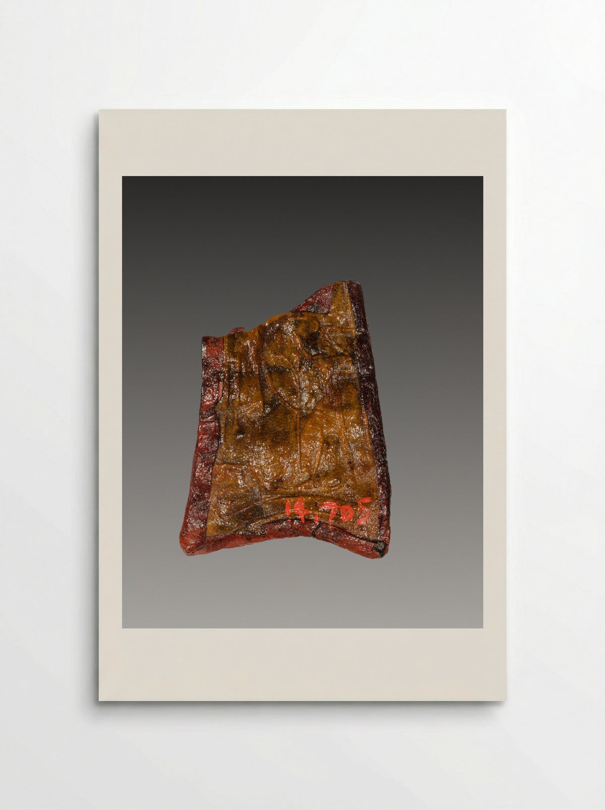 Untitled (Fragment of a Decorative Band, Leather) - Fine Art Print - Poster