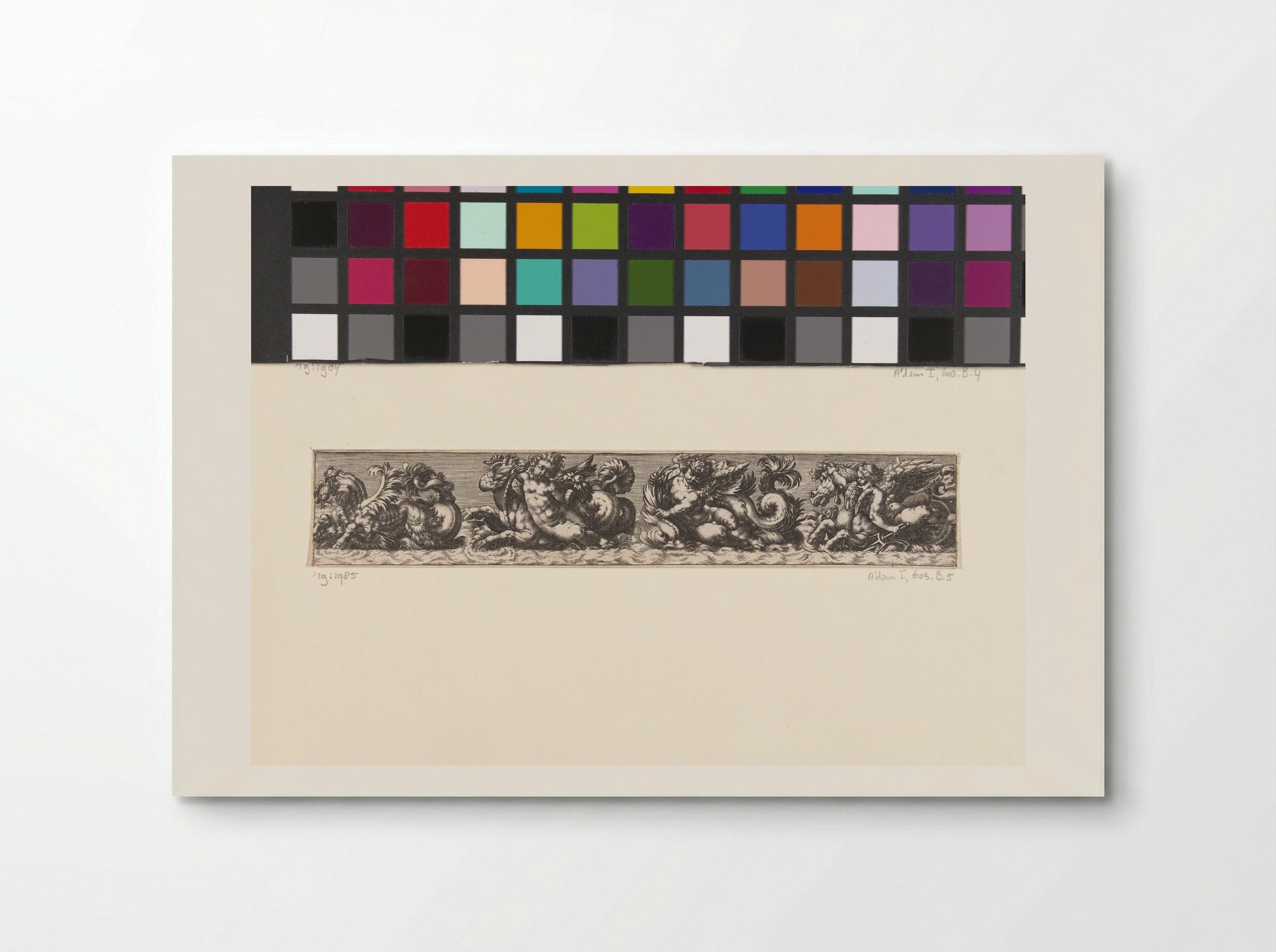 Untitled (Frieze with Sea Creatures and Putti) - Fine Art Print - Poster