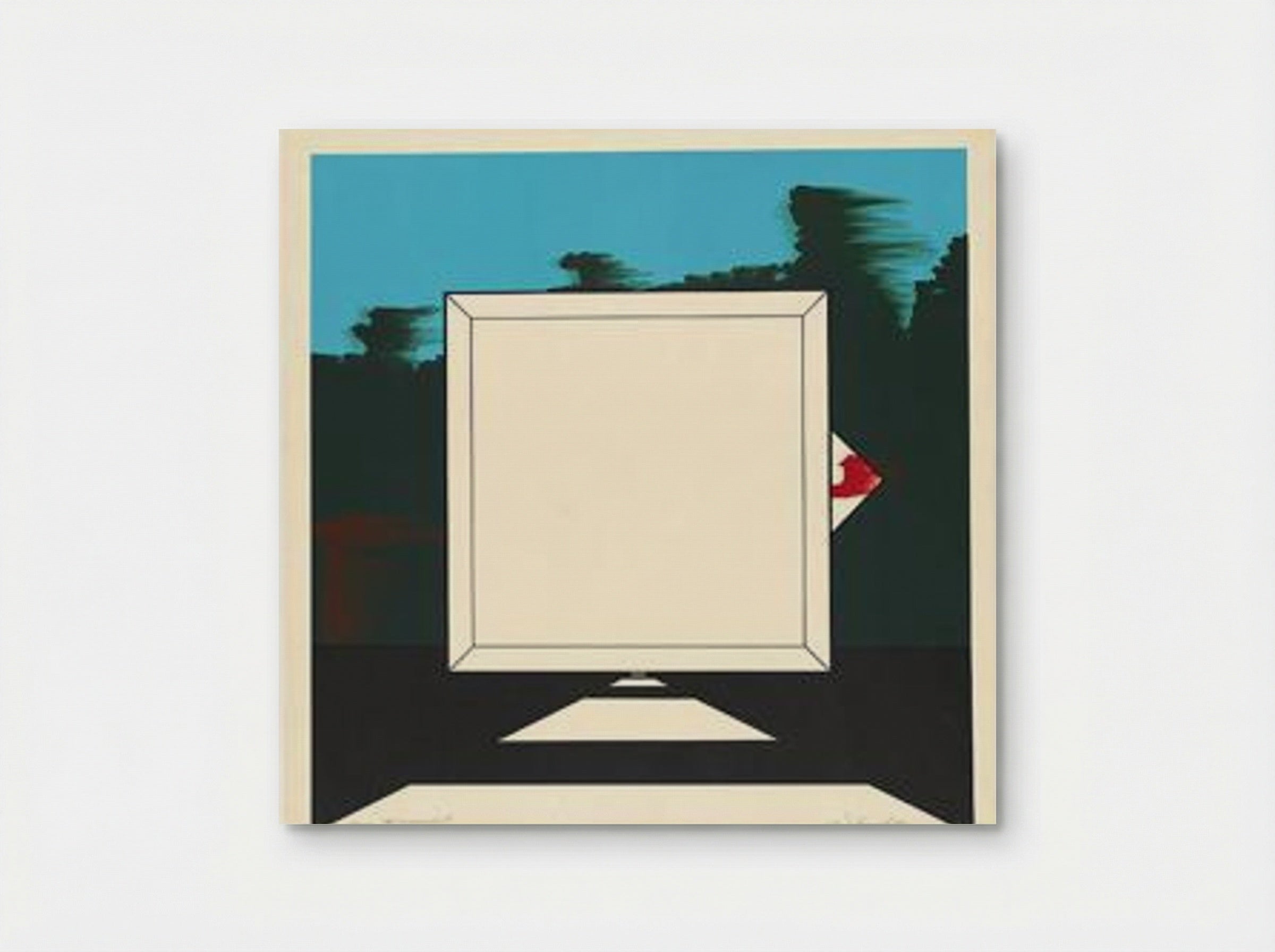 Untitled (Highway Sign Study) - Allan D'Arcangelo - Poster