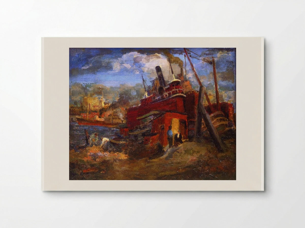 Untitled (Industrial Waterfront) - Robert Spencer - Poster