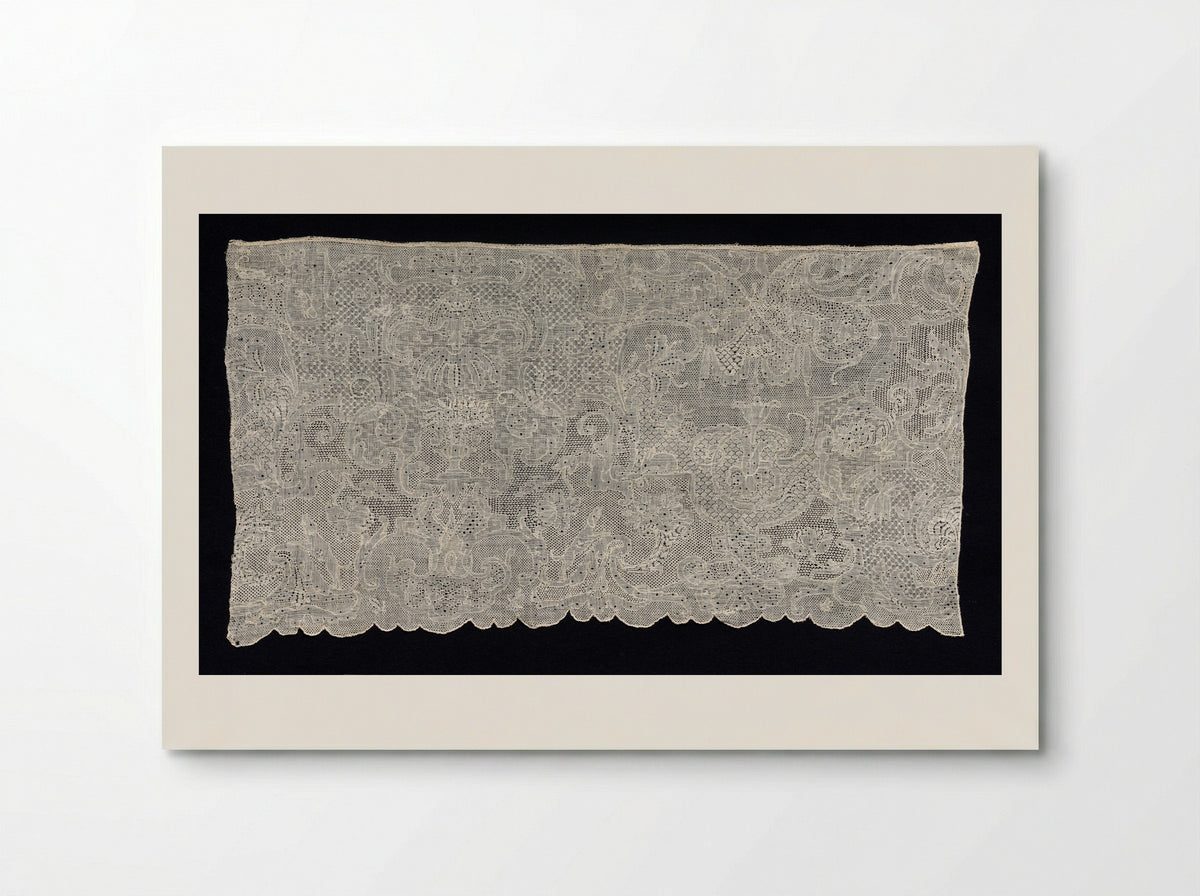 Untitled (Lace Border Strip, Needlework) - Fine Art Print - Poster