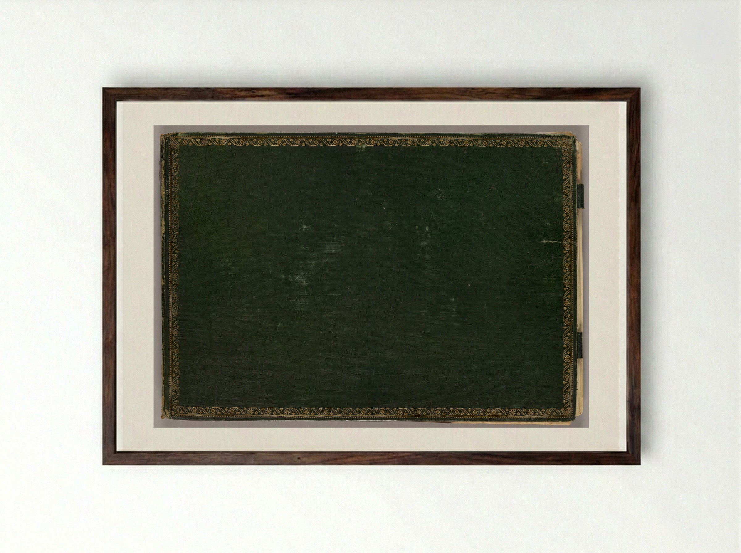 Untitled (Leclère Album Cover) - Various Artists - Framed Print Dark Wood