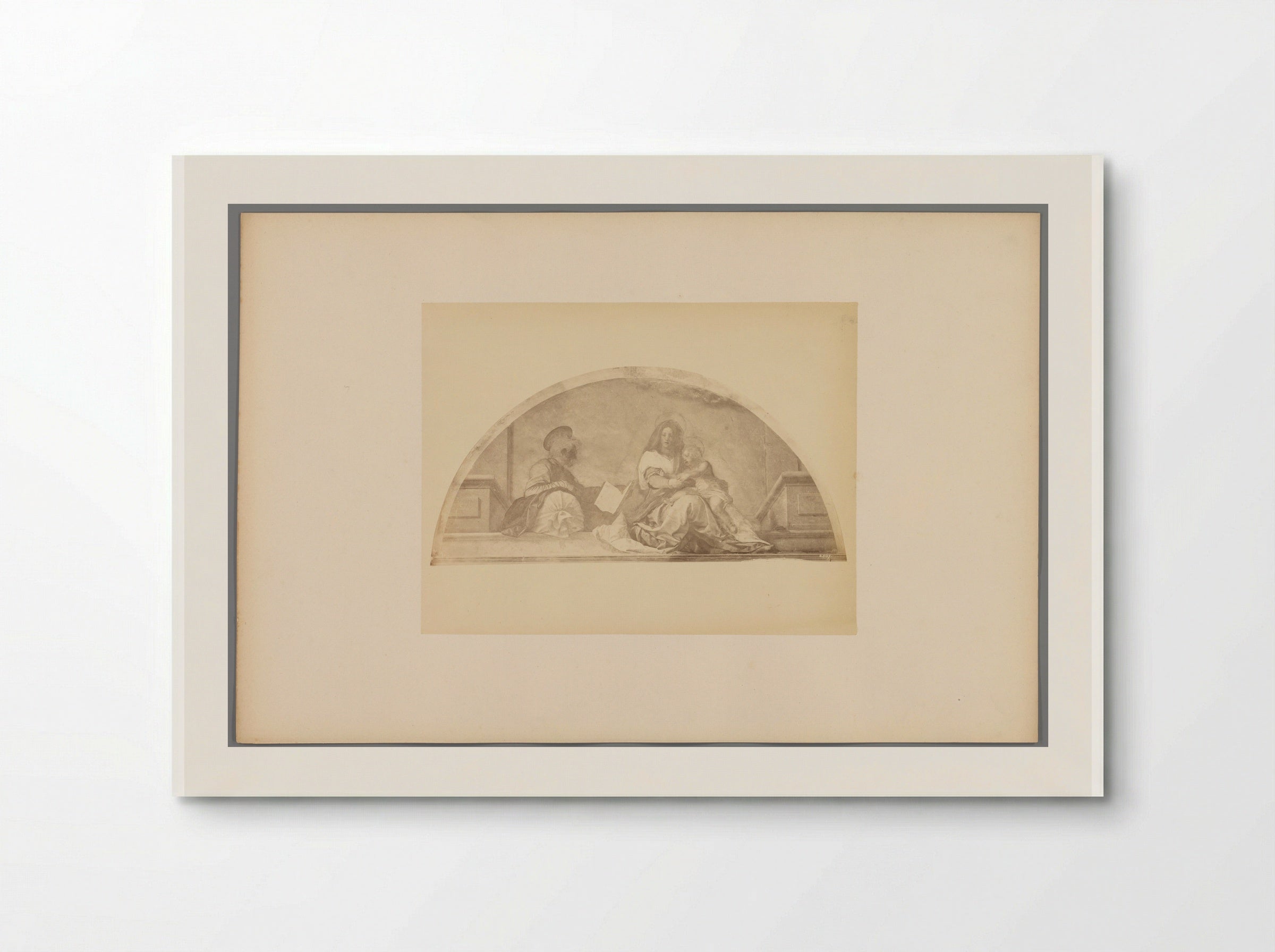 Untitled (Madonna and Child with a Saint) - Fratelli Alinari - Poster