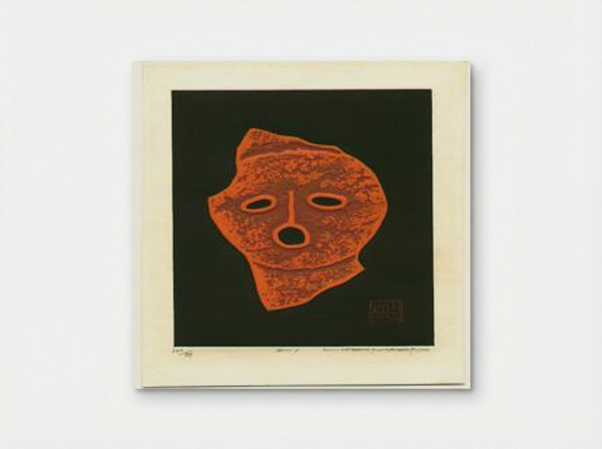 Untitled (Mask) - Munakata Shiko - Poster