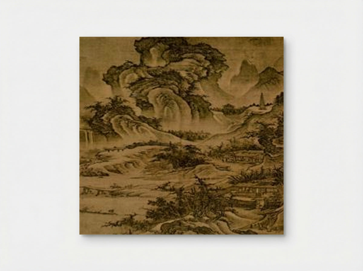 Untitled (Mountainous River Scene) - Guo Xi - Poster