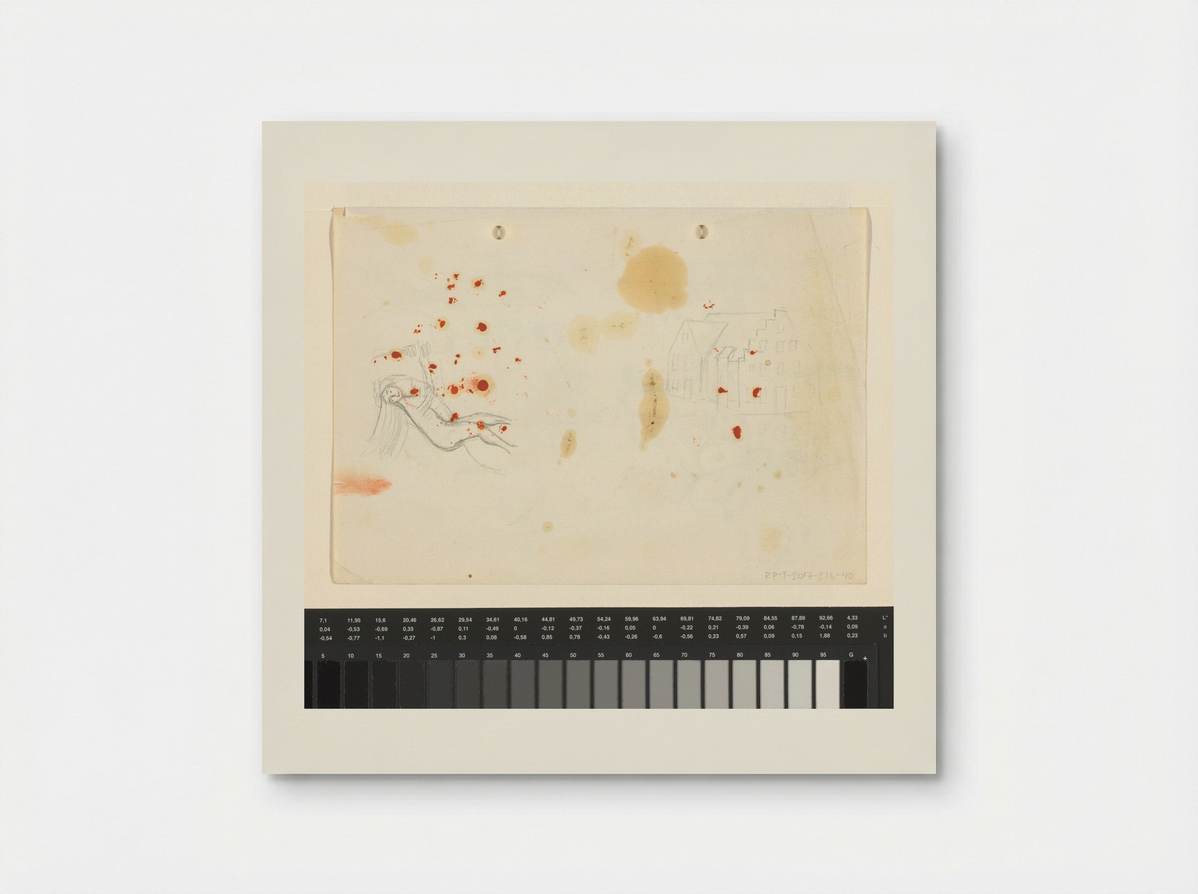Untitled (Nude Figure and Building Facade) - Willem Westbroek - Poster