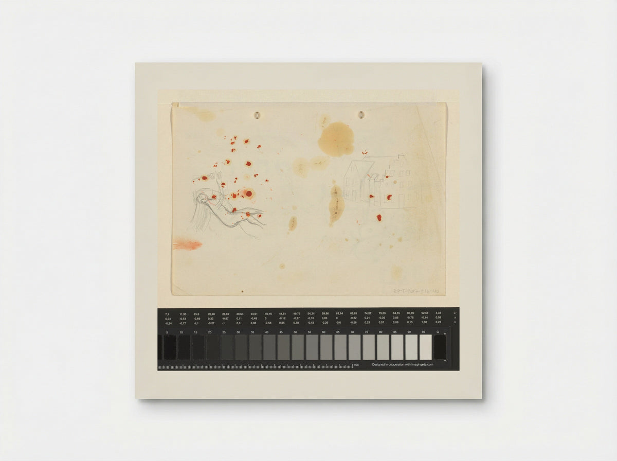 Untitled (Nude Figure and Building Facade) - Willem Westbroek - Poster