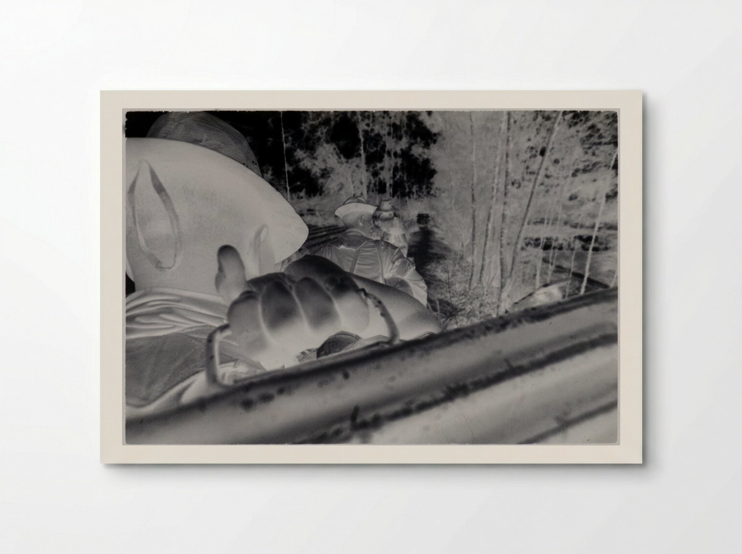 Untitled (Over the Shoulder: Soldiers Walking in Line, Vietnam) - Gordon W. Gahan - Poster