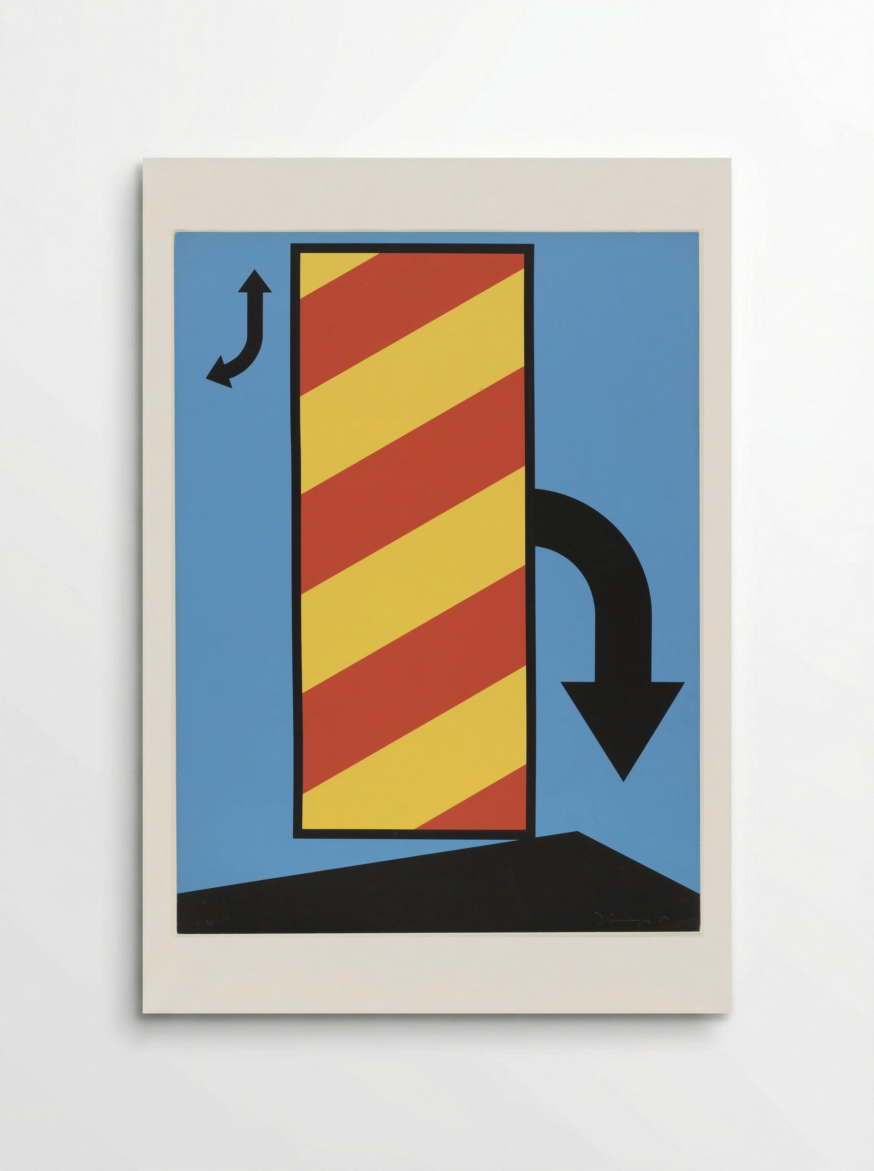 Untitled (PRO 75) - Allan D'Arcangelo - Poster