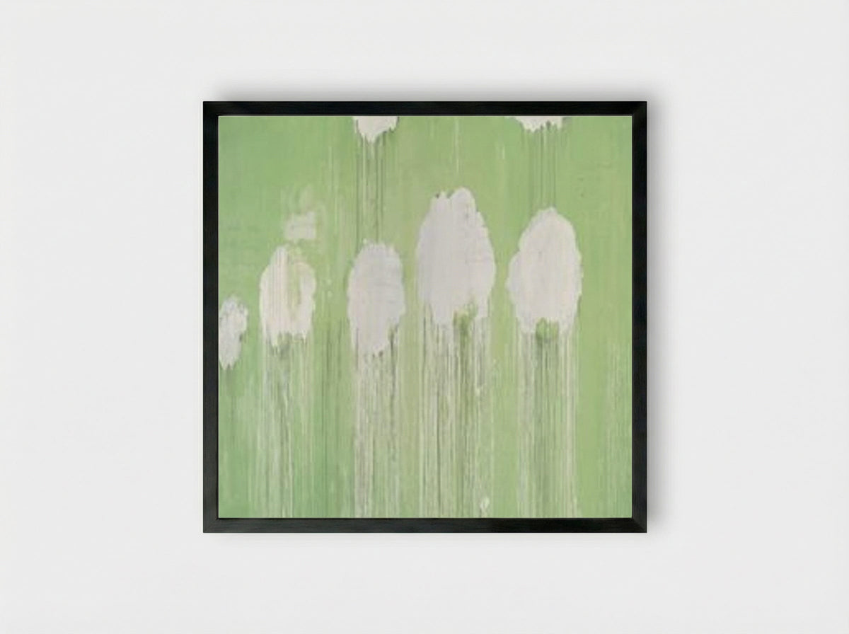 Untitled (Peony Blossom Painting) - Cy Twombly - Framed Print Black