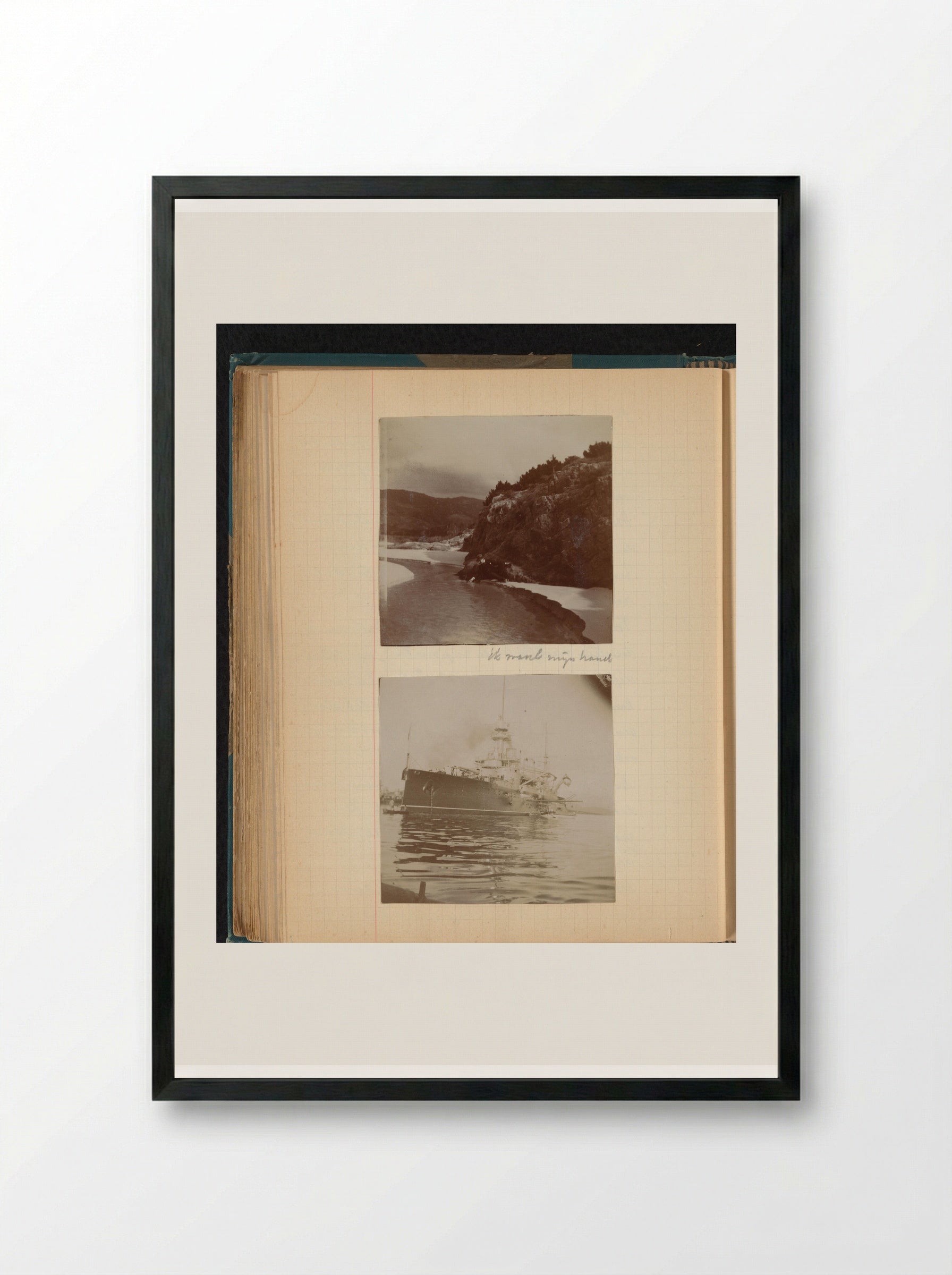 Untitled (Personal Album Pages) - Théodore van Lelyveld - Framed Print Black
