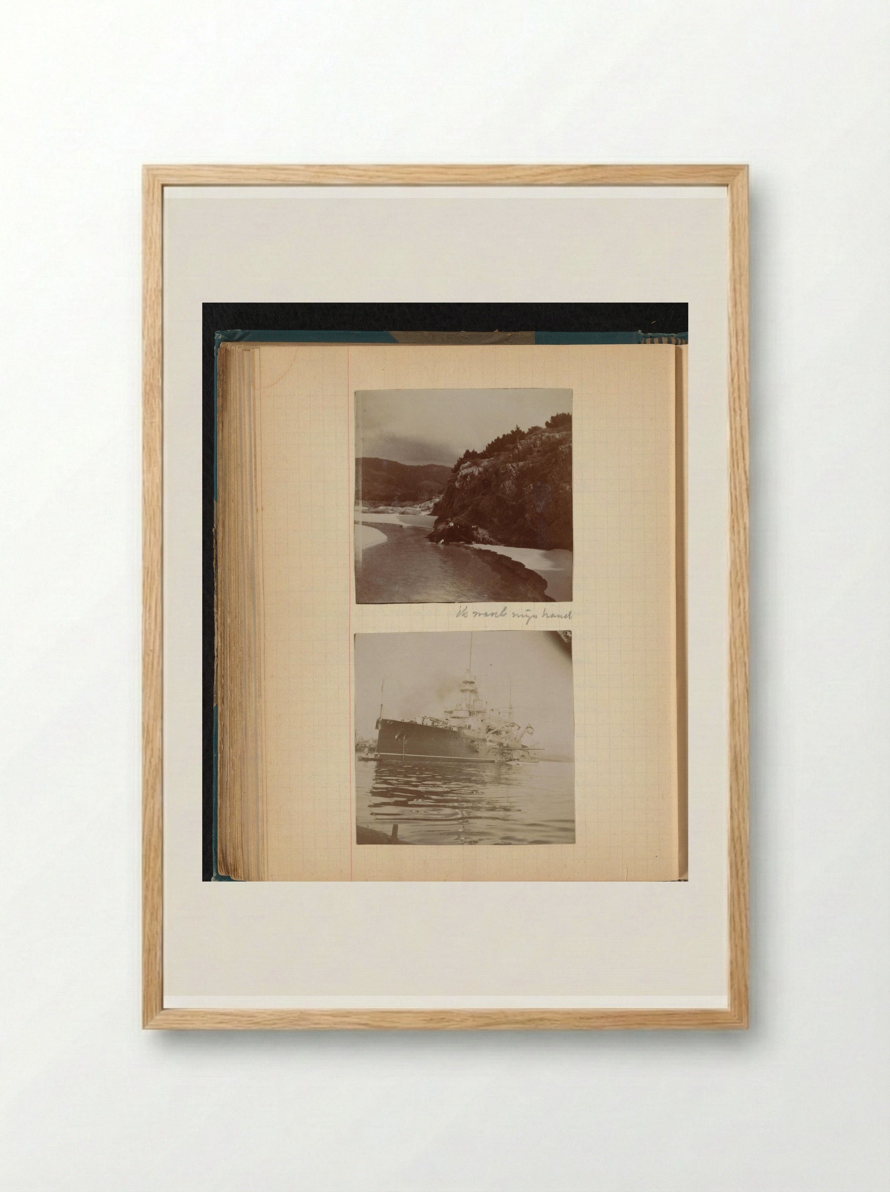 Untitled (Personal Album Pages) - Théodore van Lelyveld - Framed Print Wood