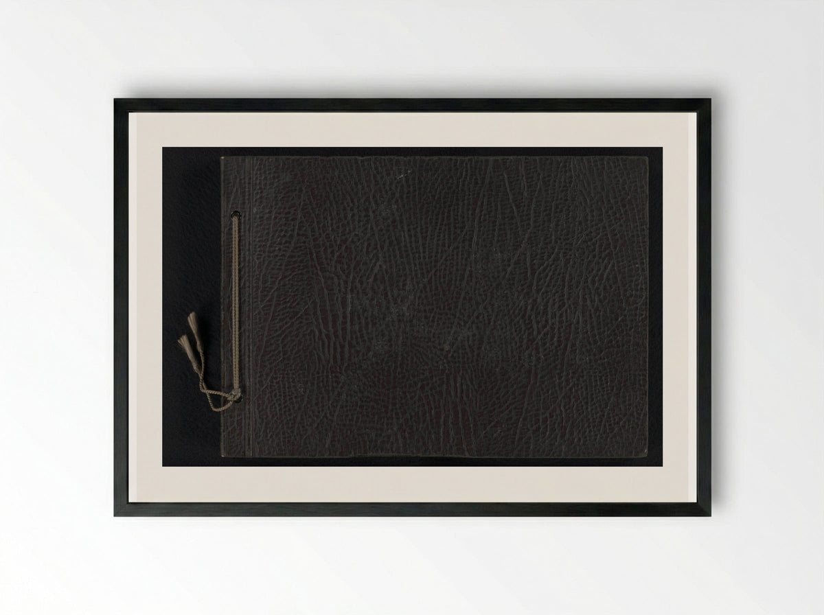 Untitled (Photo Album Cover) - Frank Willem van den Berg - Framed Print Black