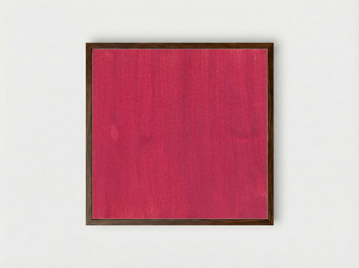 Untitled Pink Monochrome - Yves Klein - Framed Print Dark Wood