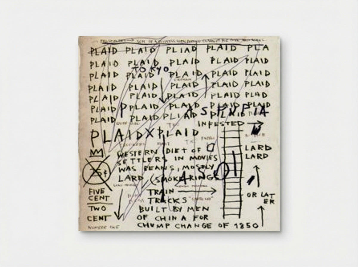 Untitled (Plaid) - Jean-Michel Basquiat - Poster
