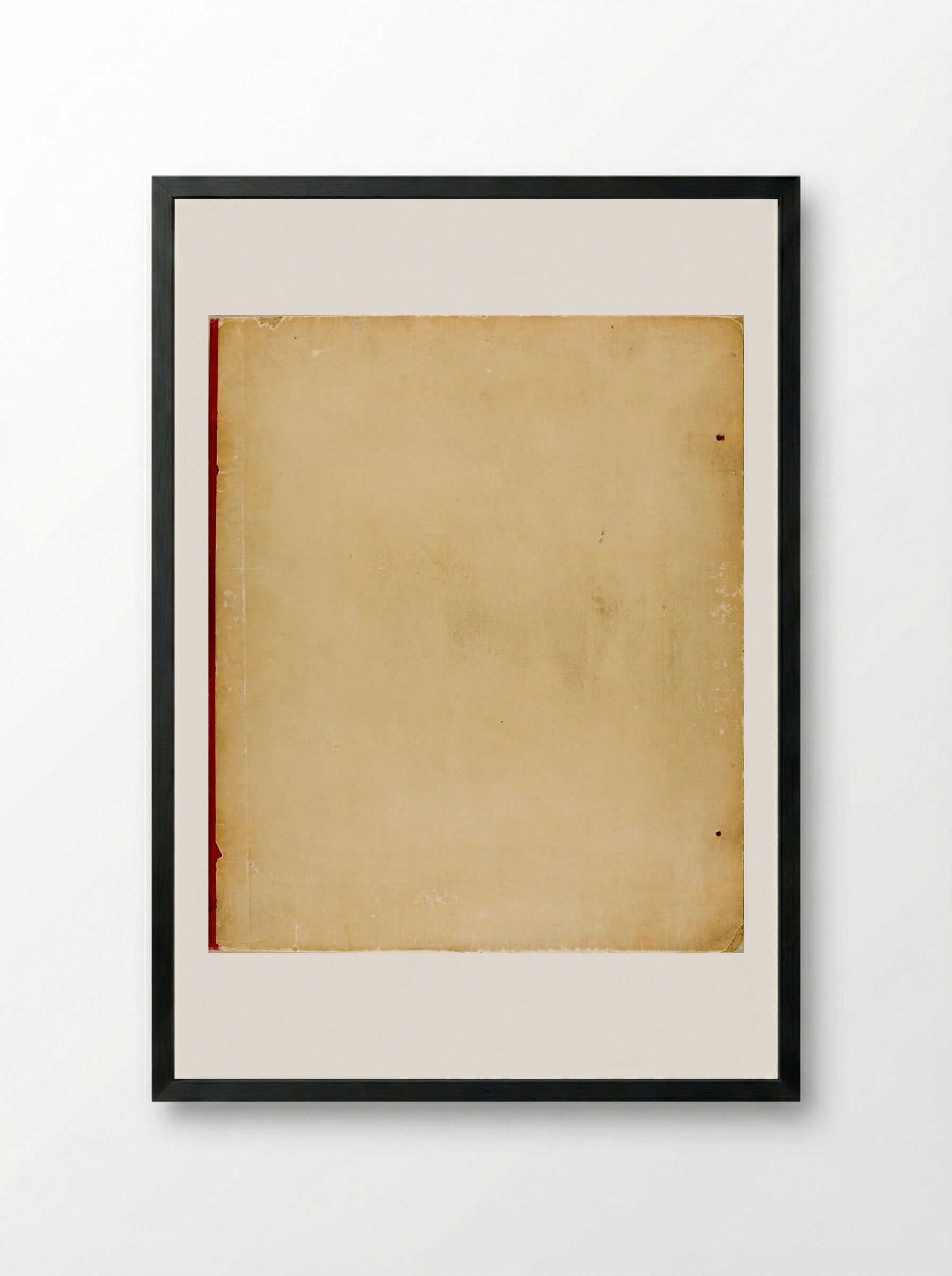 Untitled (Portfolio Cover) - William Harry Warren Bicknell - Framed Print Black